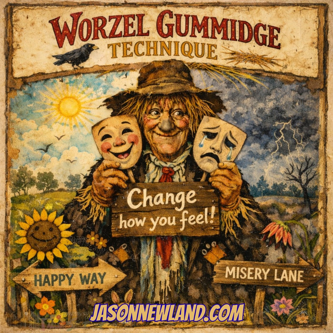 Worzel Gummidge Technique | Change how you feel | Jason Newland | 8th January 2026