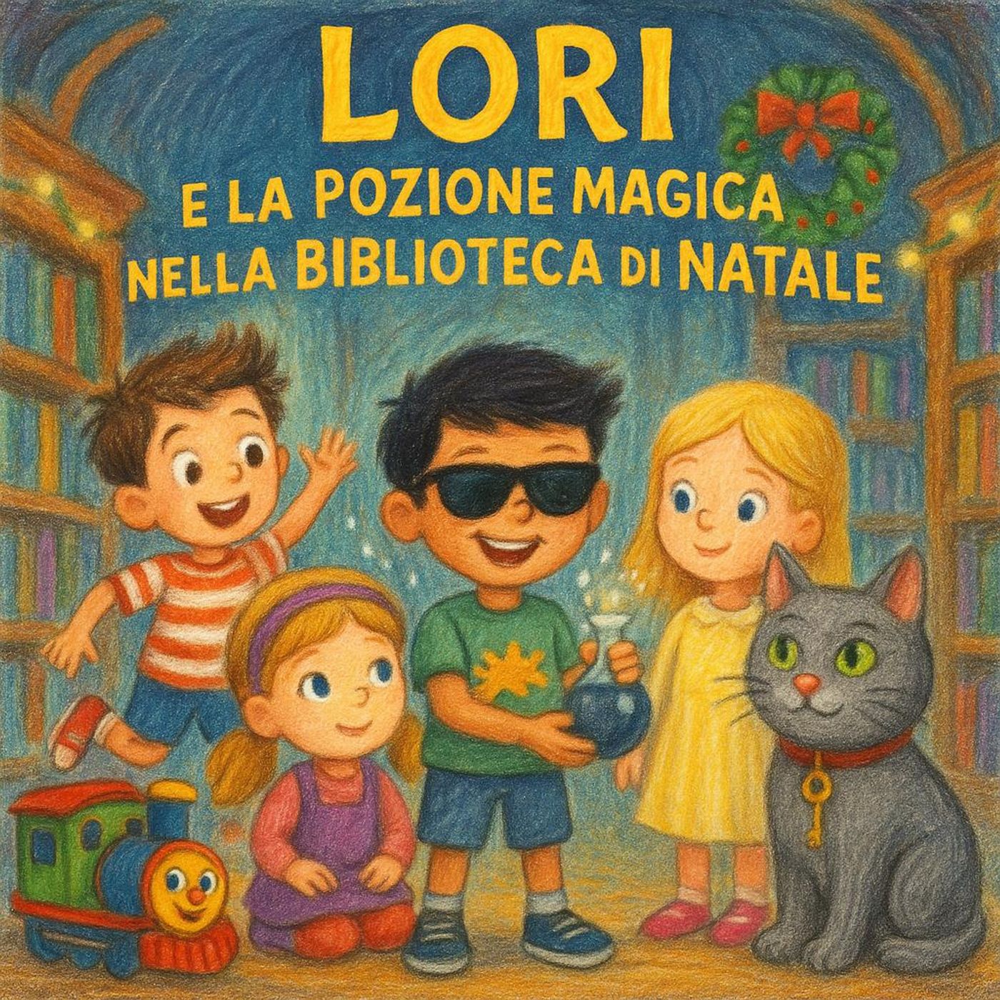 Lori e la Pozione Magica nella Biblioteca di Natale
