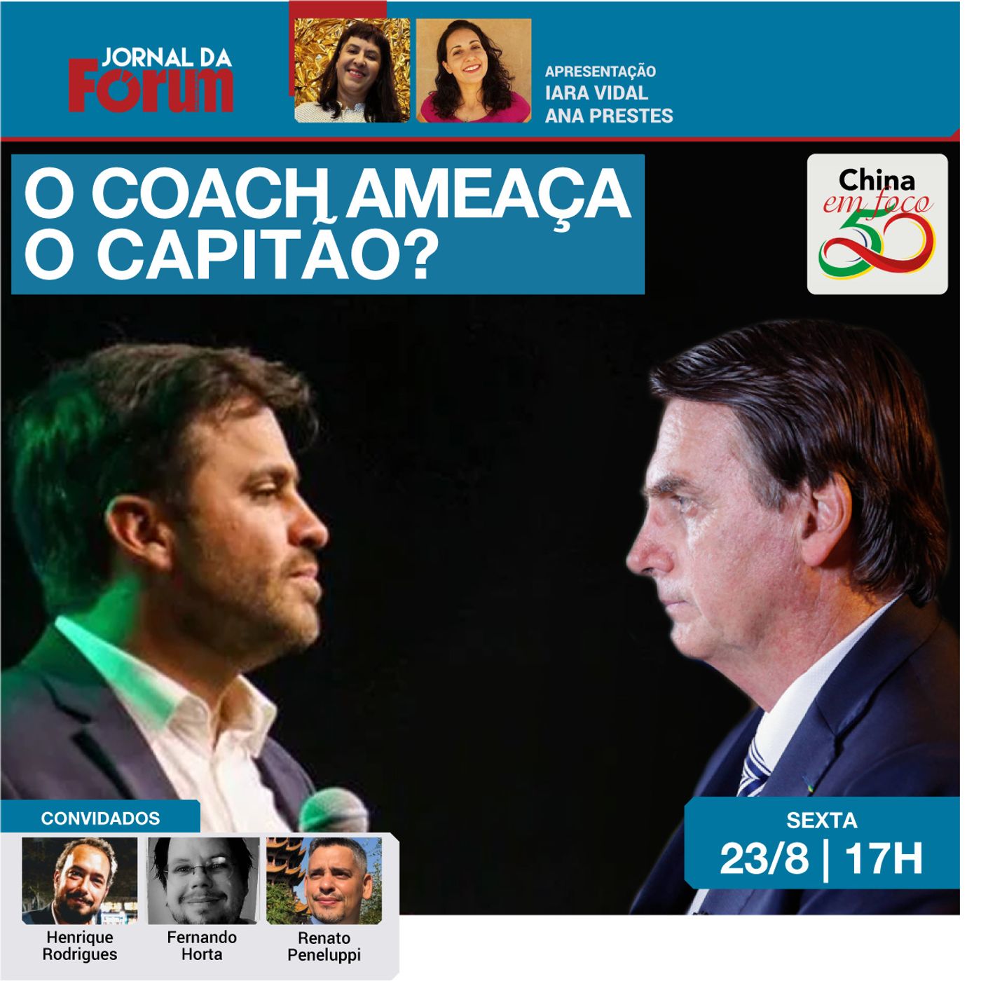 Pablo Marçal vai roubar o bolsonarismo? | Jornal da Fórum | 23.08.24 episode artwork