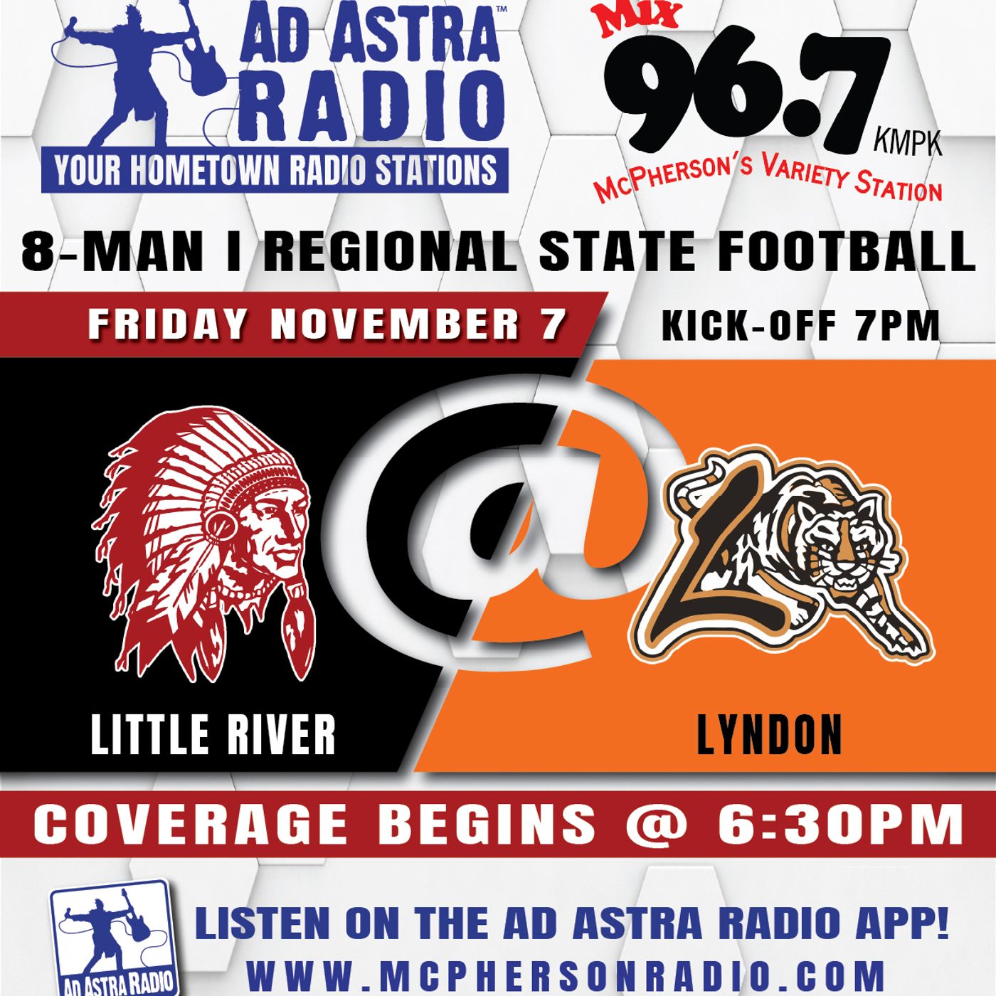 Little River Redskins at Lyndon Tigers Football (November 7, 2025) episode artwork