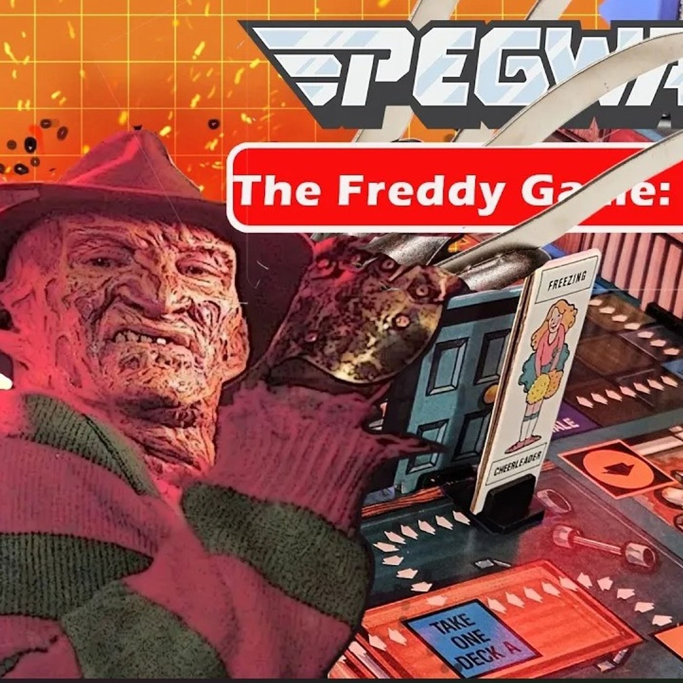 Can we survive the Freddy Game? It's a nightmare! Pegwarmers #209 episode artwork