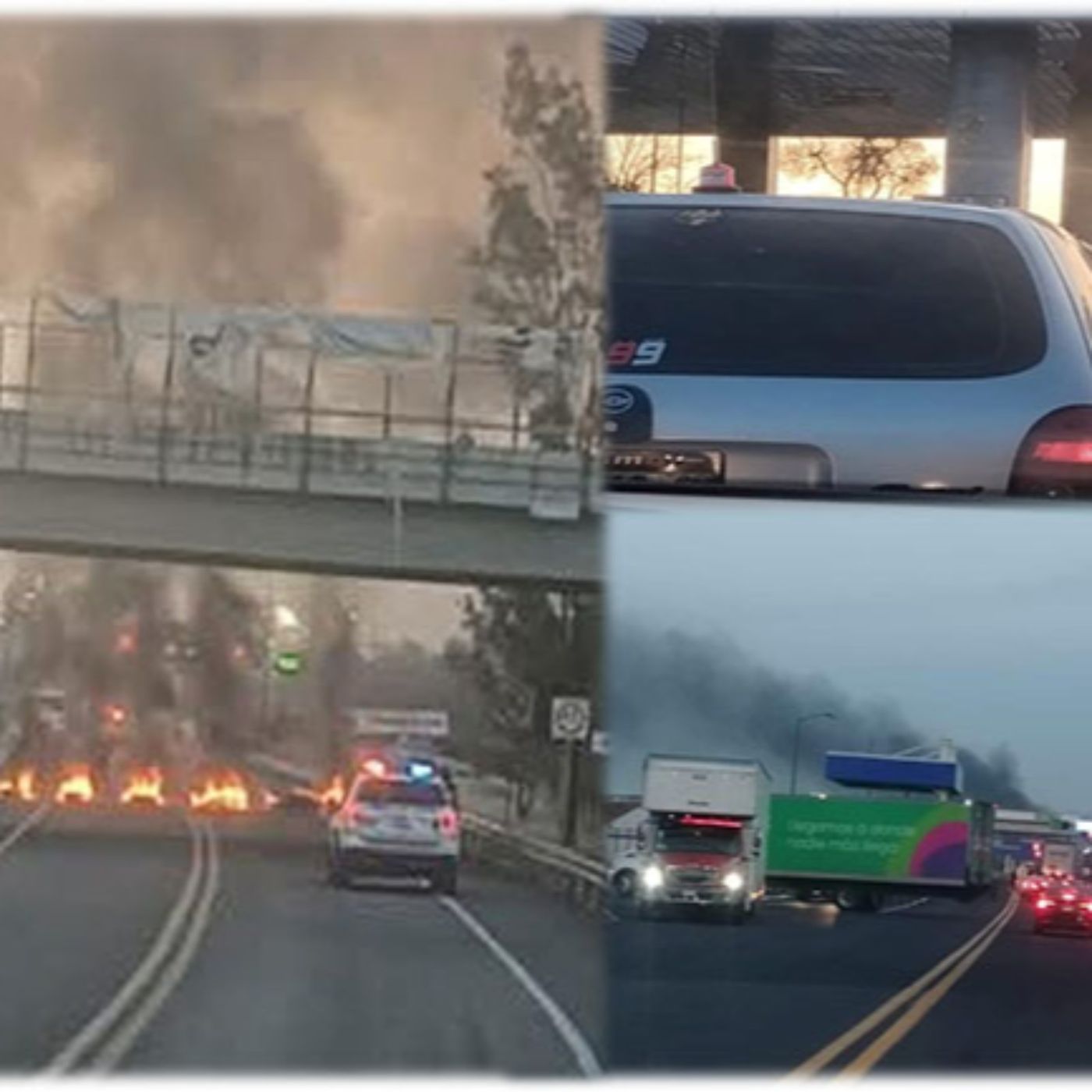 SINDICATOS ENFRENTADOS PARALIZAN LA AUTOPISTA TLAXCALA–PUEBLA E INCENDIAN MAQUINARIA EN UNA DISPUTA POR OBRA MILLONARIA