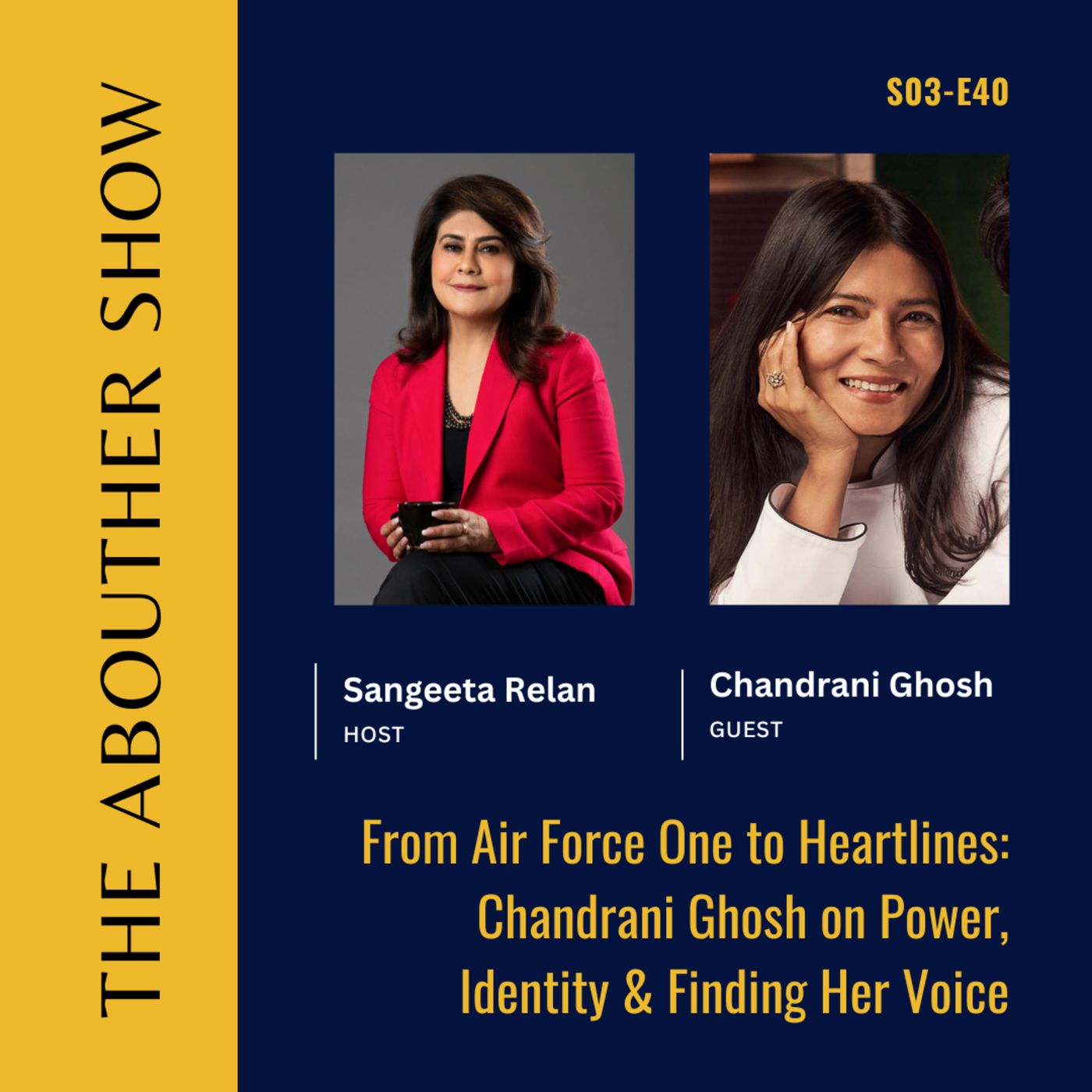 S3E144: From Air Force One to Heartlines: Chandrani Ghosh on Power, Identity & Finding Her Voice episode artwork