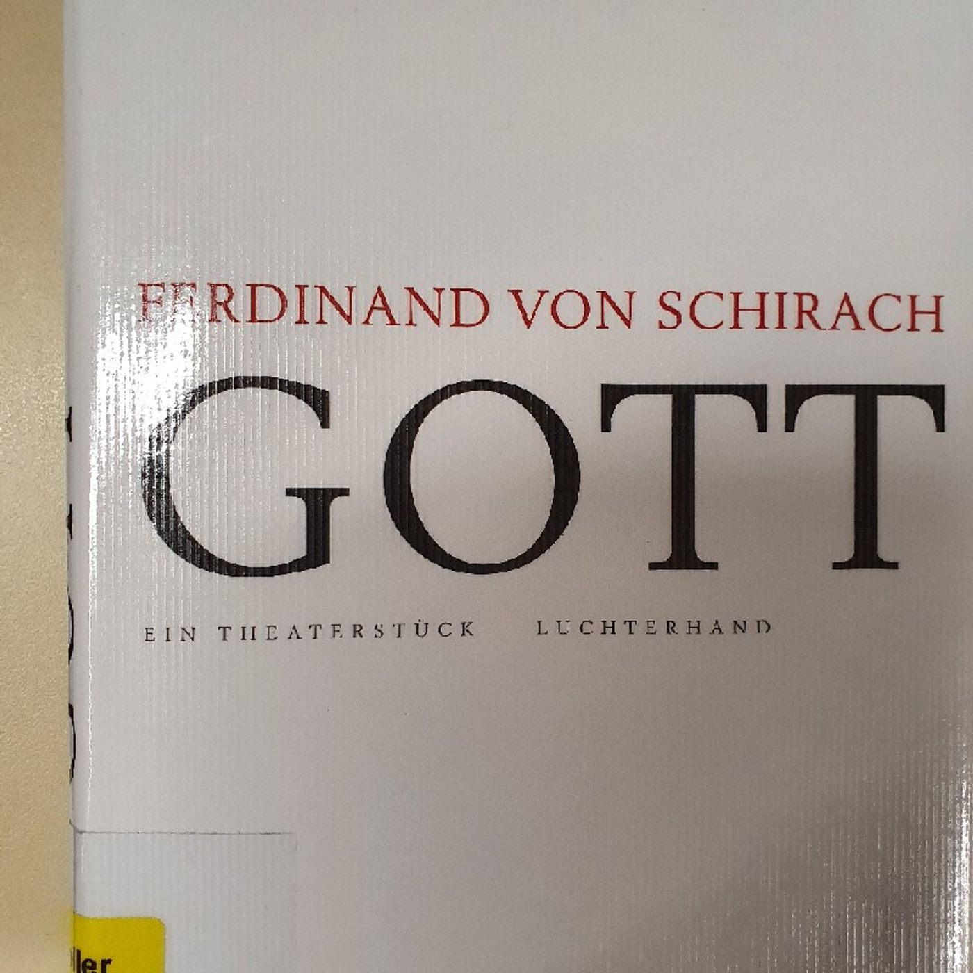 7.4. Ferdinand von Schirach: Gott - ein Theaterstück (Kerstin Morgenstern) episode artwork