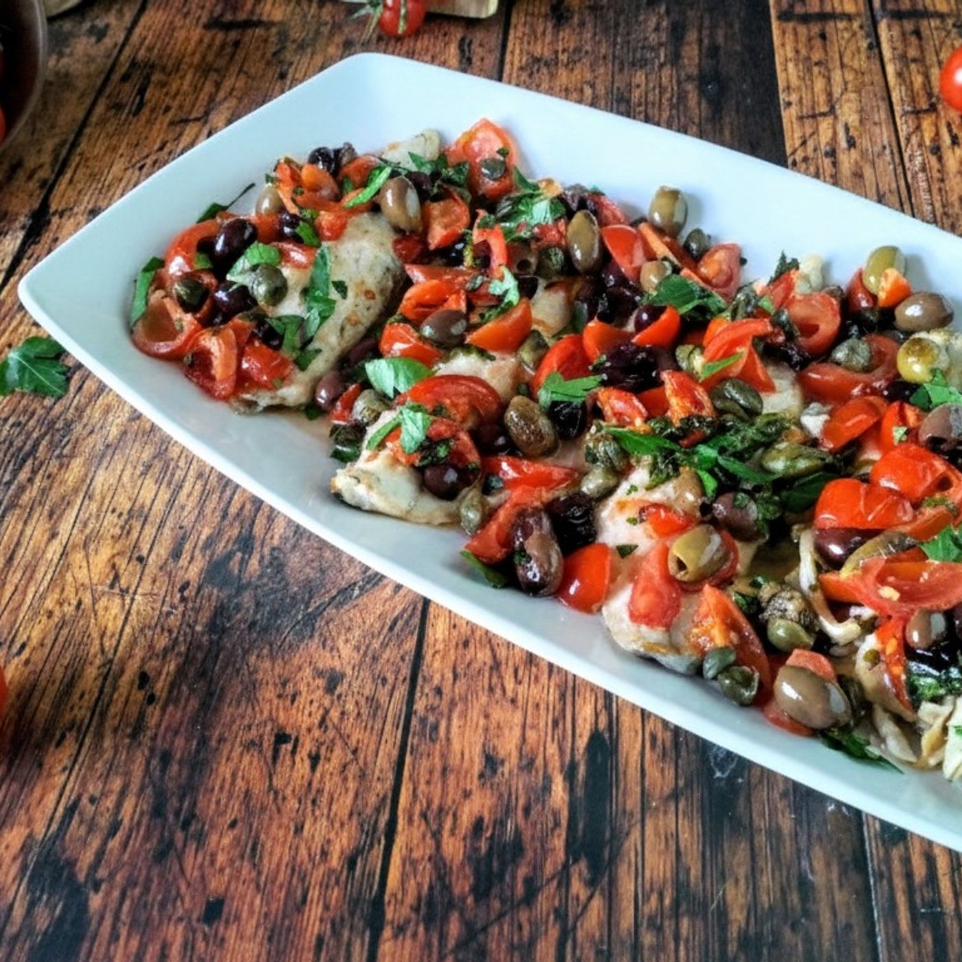 Filetti di orata con pomodorini e olive al forno: il secondo di pesce che sa di Mediterraneo episode artwork