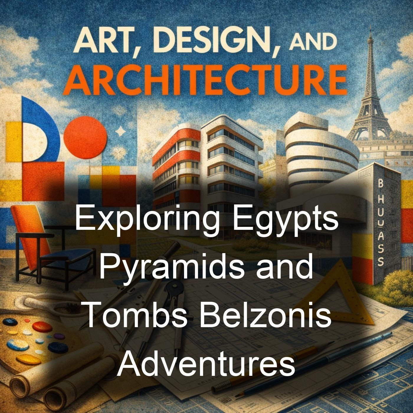 Exploring Egypts Pyramids and Tombs Belzonis Adventures cover art