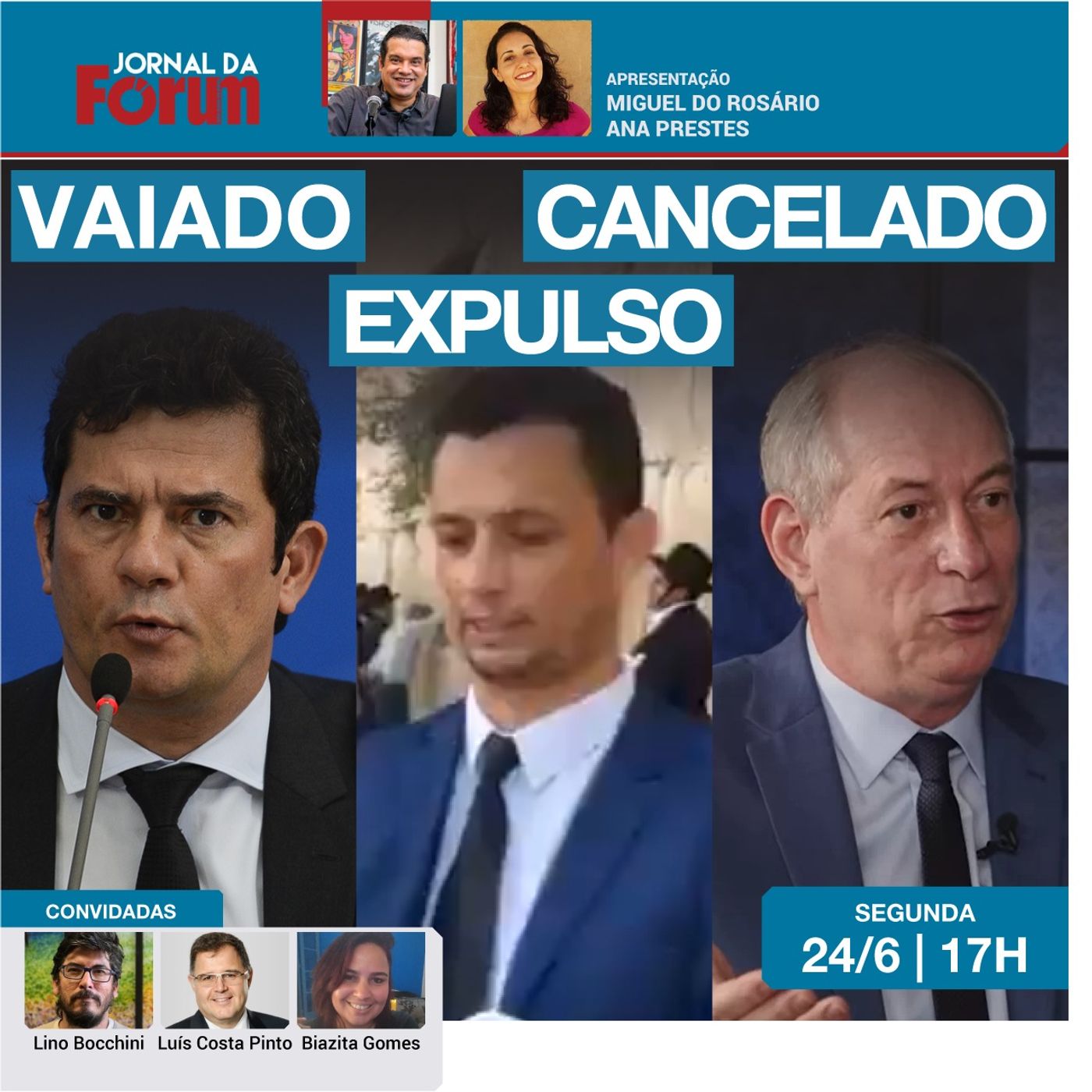 Moro vaiado em Foz do Iguaçu | Pastor bolsonarista expulso em Israel | Ciro volta a atacar mulher episode artwork