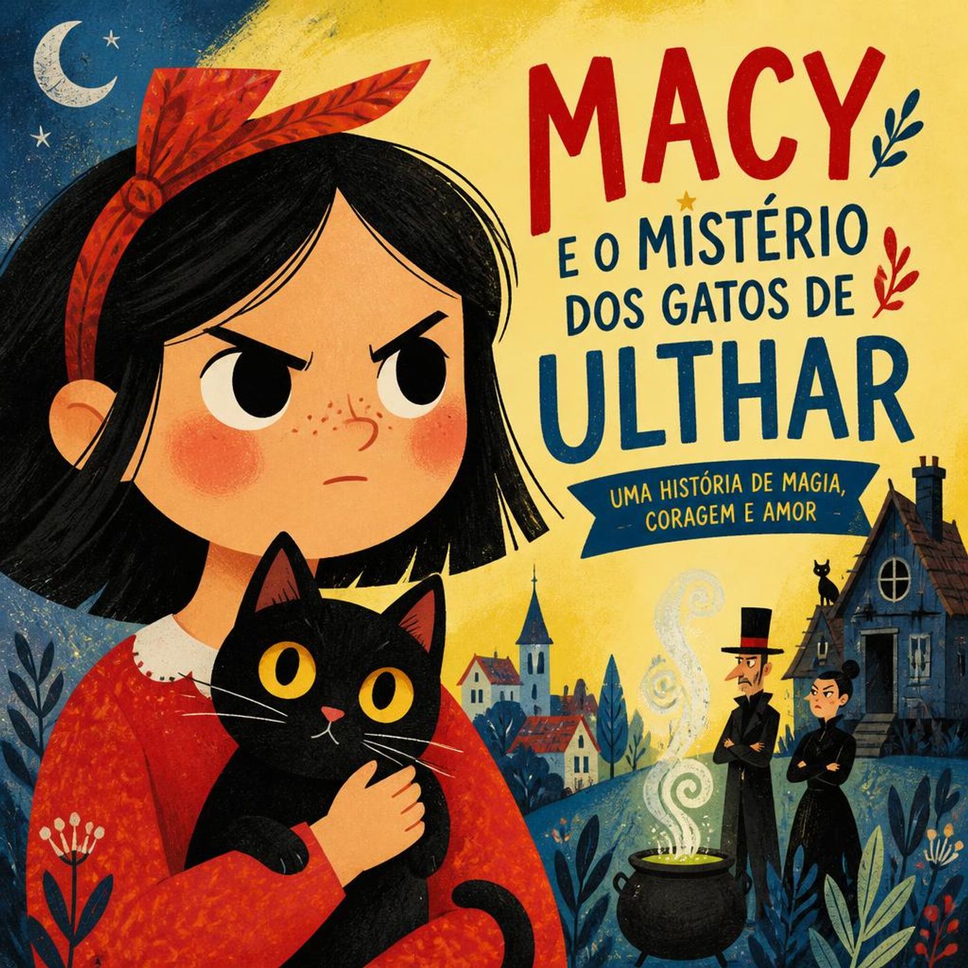 Os Gatos de Ulthar e o Mistério do Caldeirão Mágico ｜【Conto infantil】