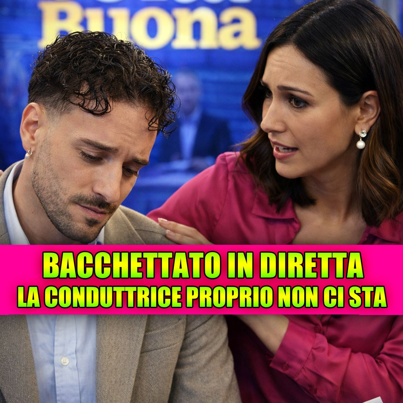 Andreas Muller bacchettato in diretta: la conduttrice non ci sta e tuona