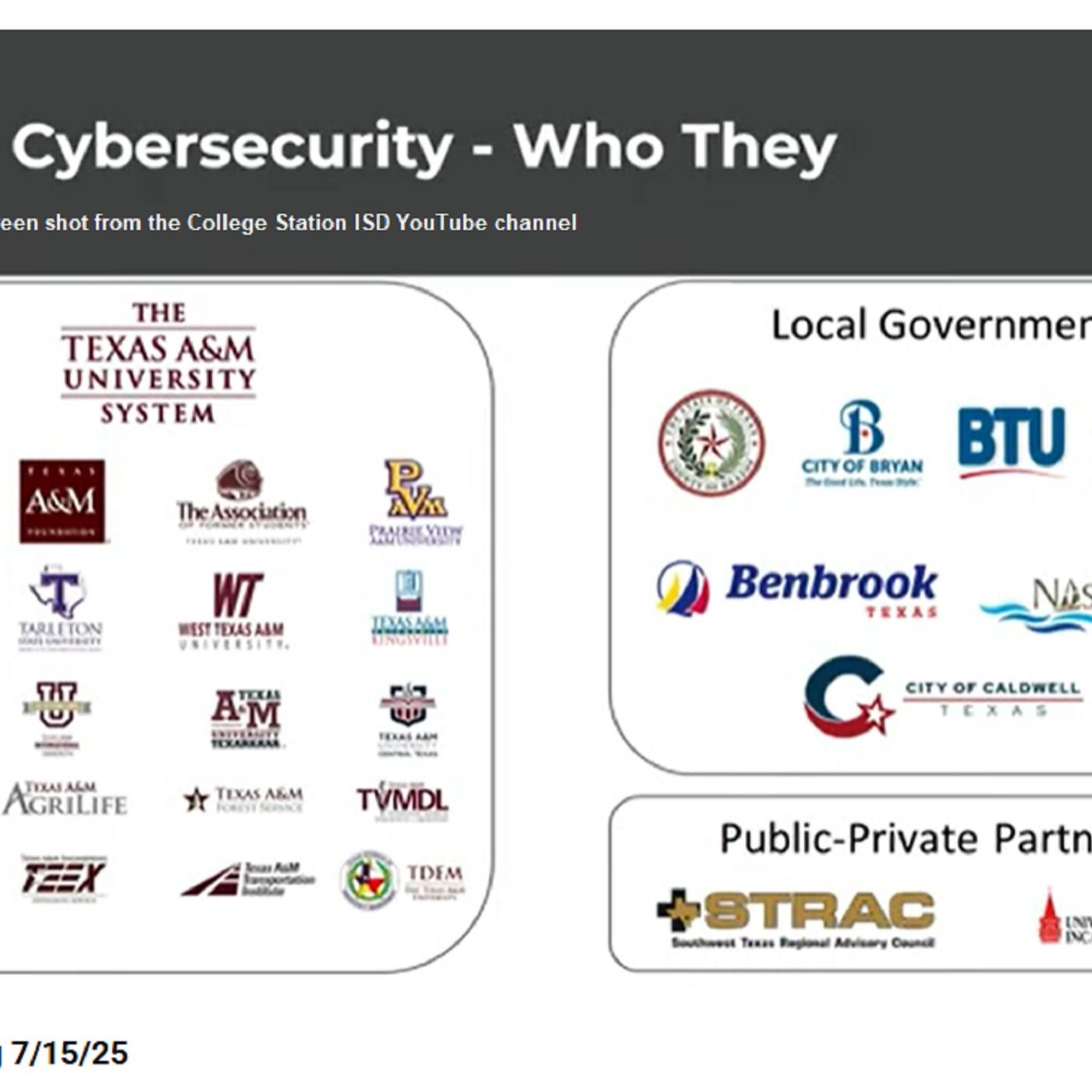 College Station ISD purchases cybersecurity services from the Texas A&M system episode artwork