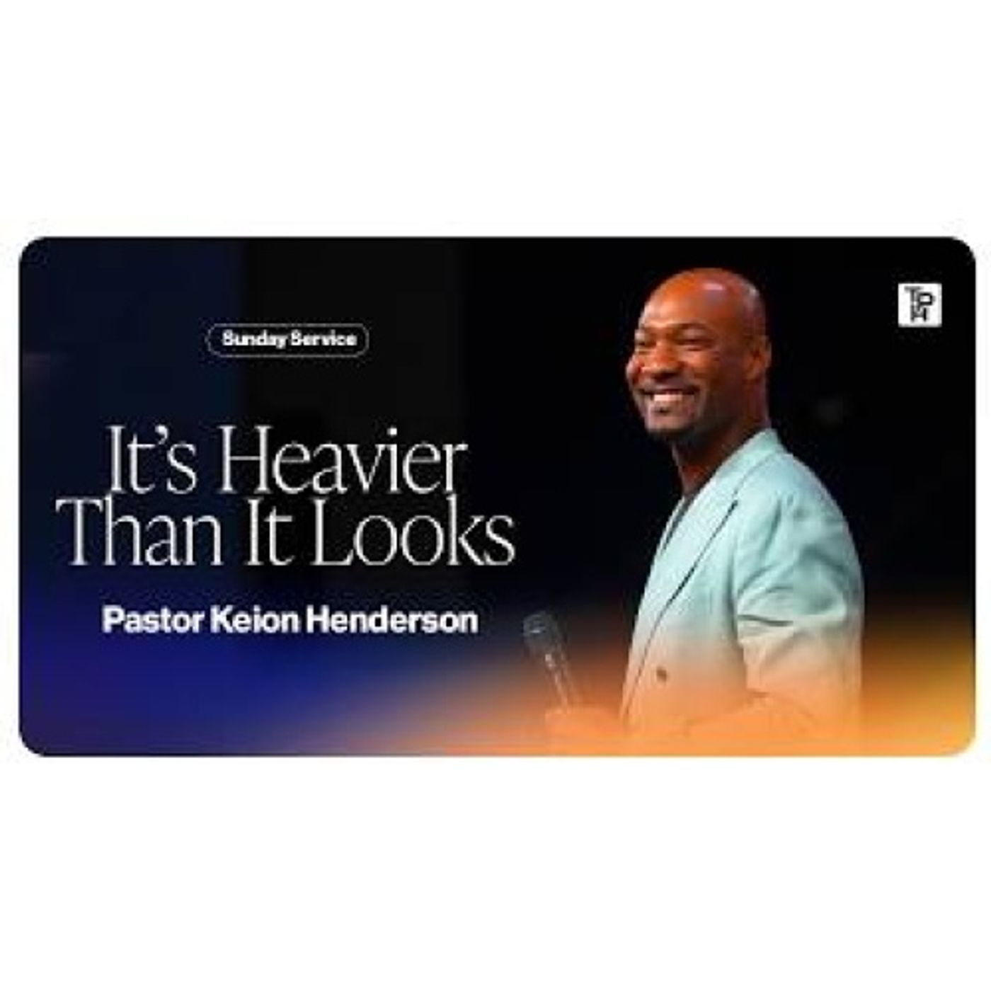 Keion Henderson  - It's Heavier Than It Looks episode artwork
