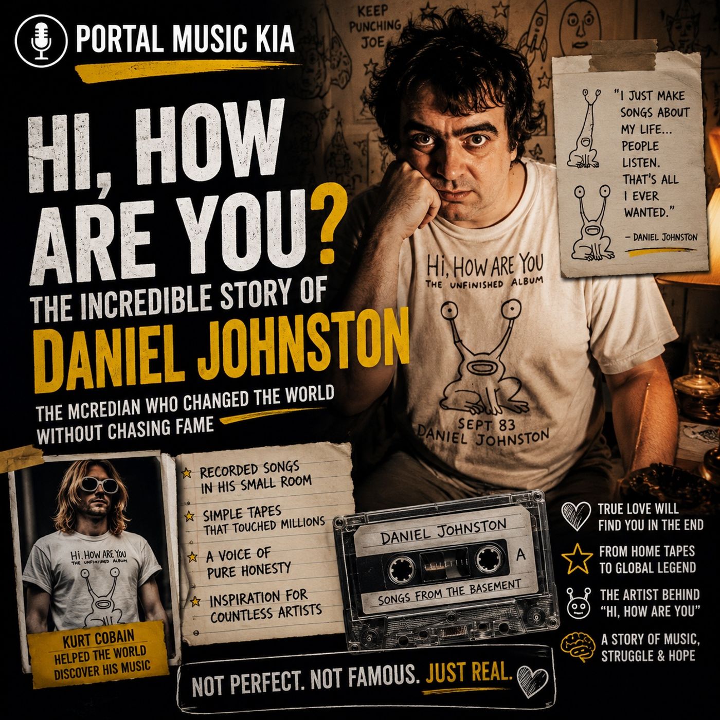 Daniel Johnston The Musician Who Changed Rock Without Chasing Fame episode artwork