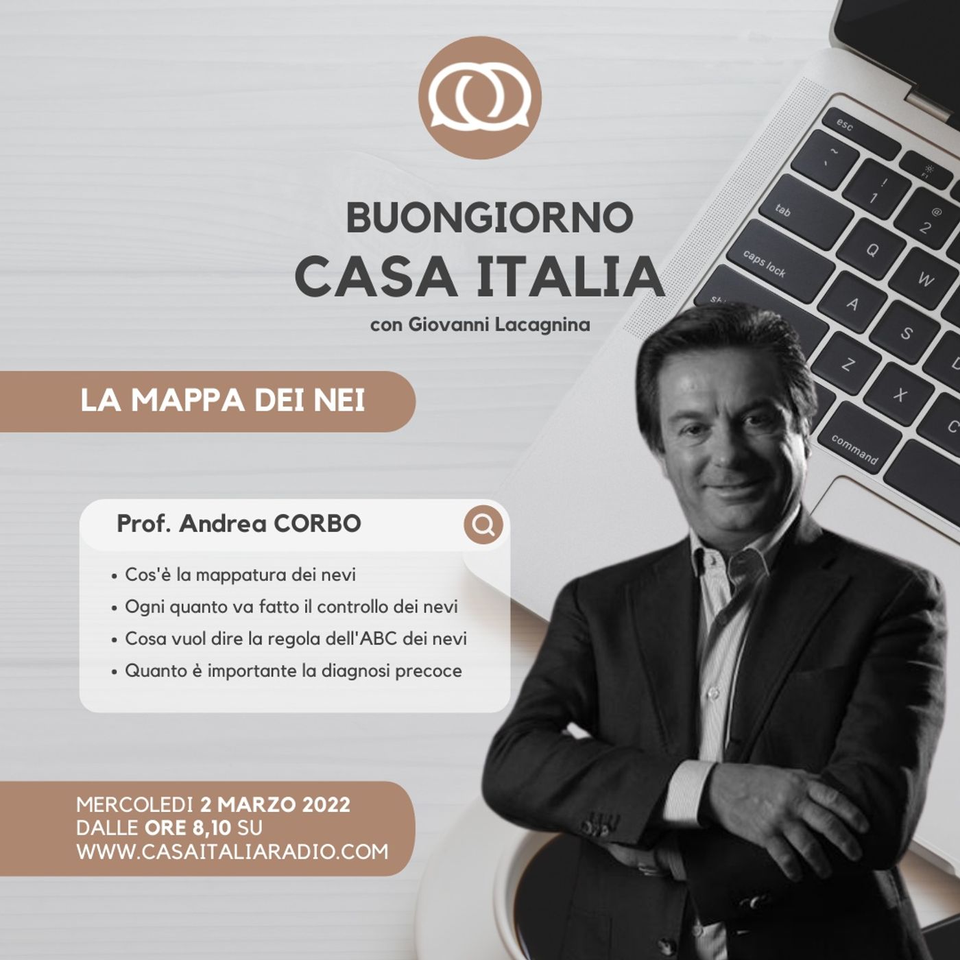Intervista con il Prof. Andrea Corbo - La mappa dei Nei episode artwork