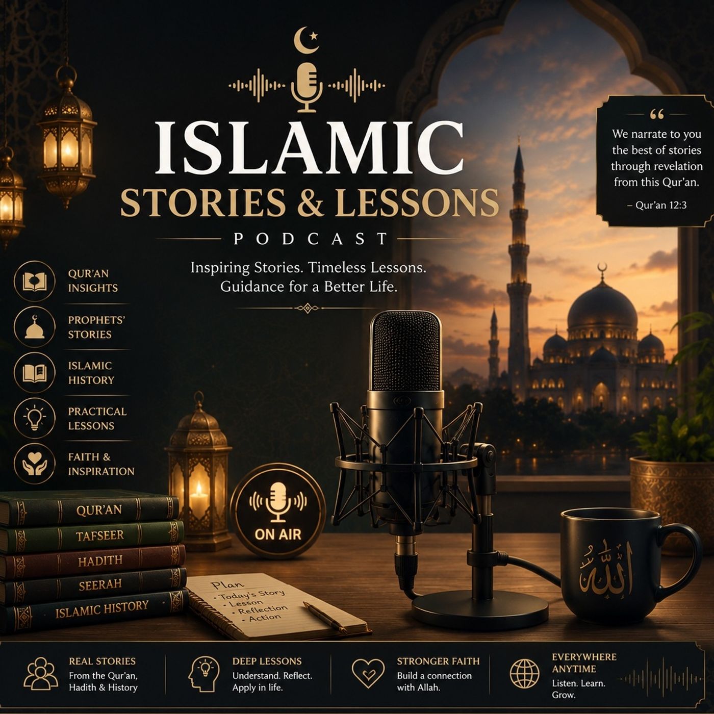 Islamic Stories And Lessons podcast artwork