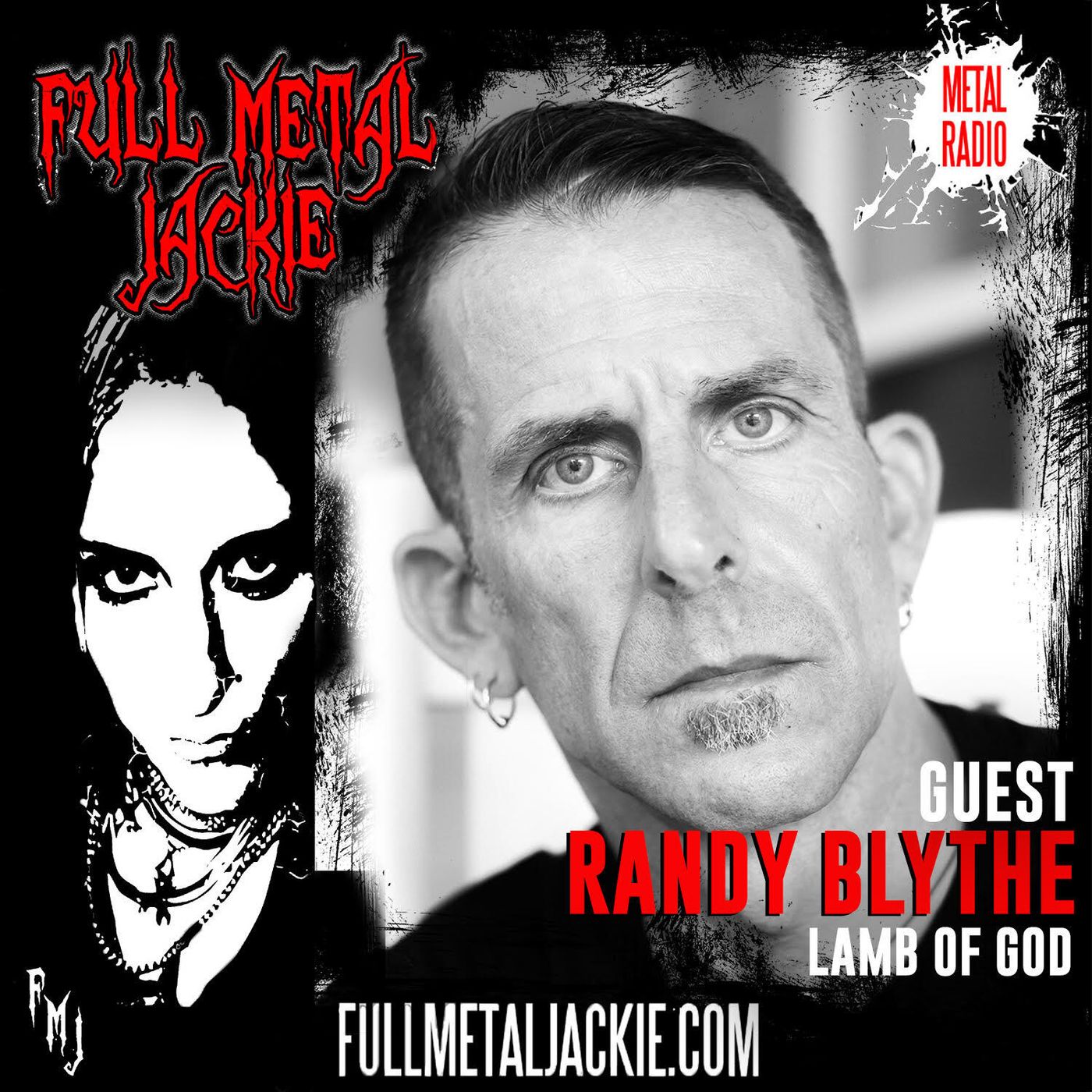 Randy Blythe of Lamb of God on the FMJ RADIO SHOW! episode artwork