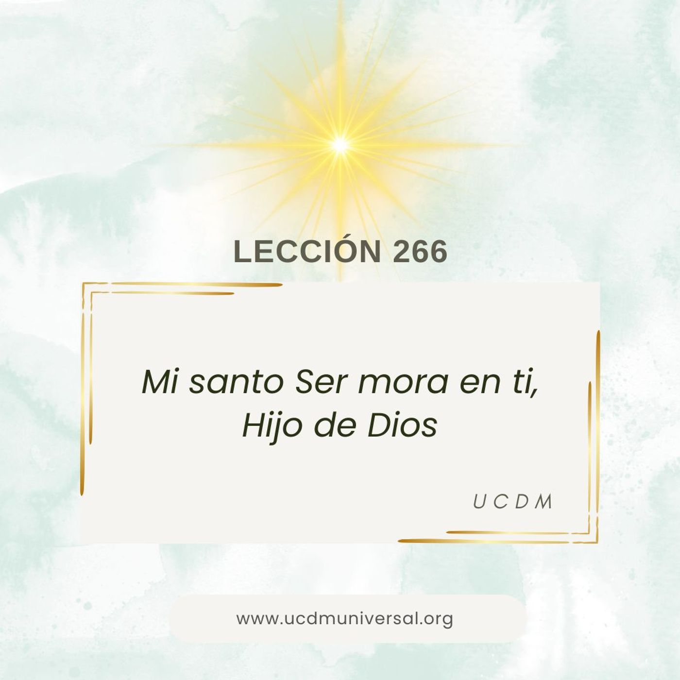 UCDM Universal LECCIÓN DEL DÍA