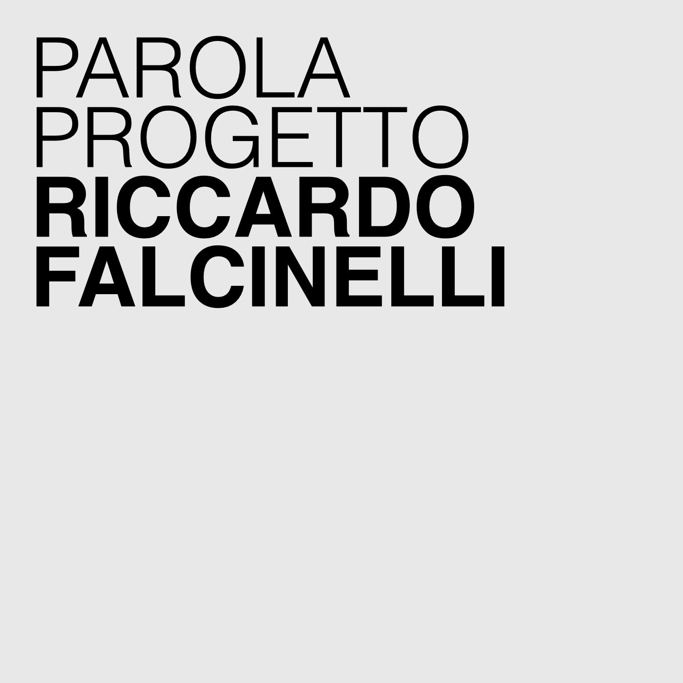 Parola Progetto