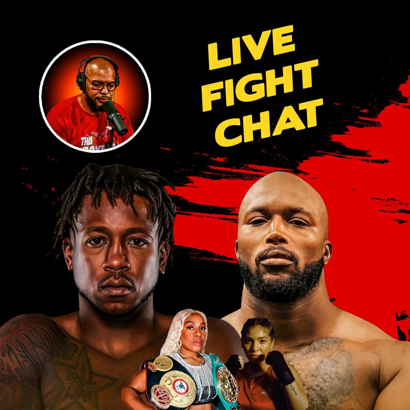 ☎️Moore vs. Wright & Crews-Dezurn’s Title Clash🔥Live Fight Night Chat episode artwork