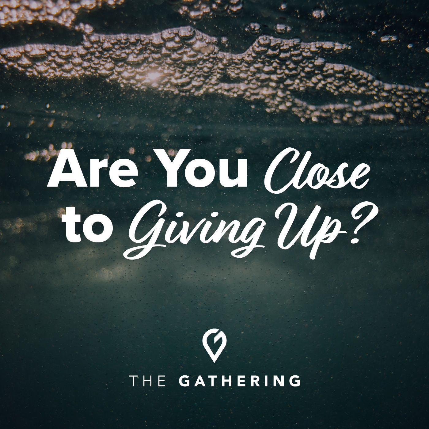 Are You Close to Giving Up? episode artwork