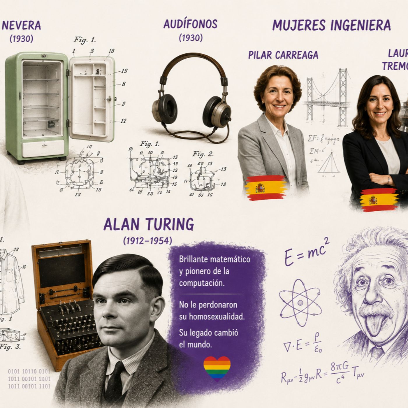 Las patentes de Albert Einstein, Ingenieras y Alan Turing (430) episode artwork