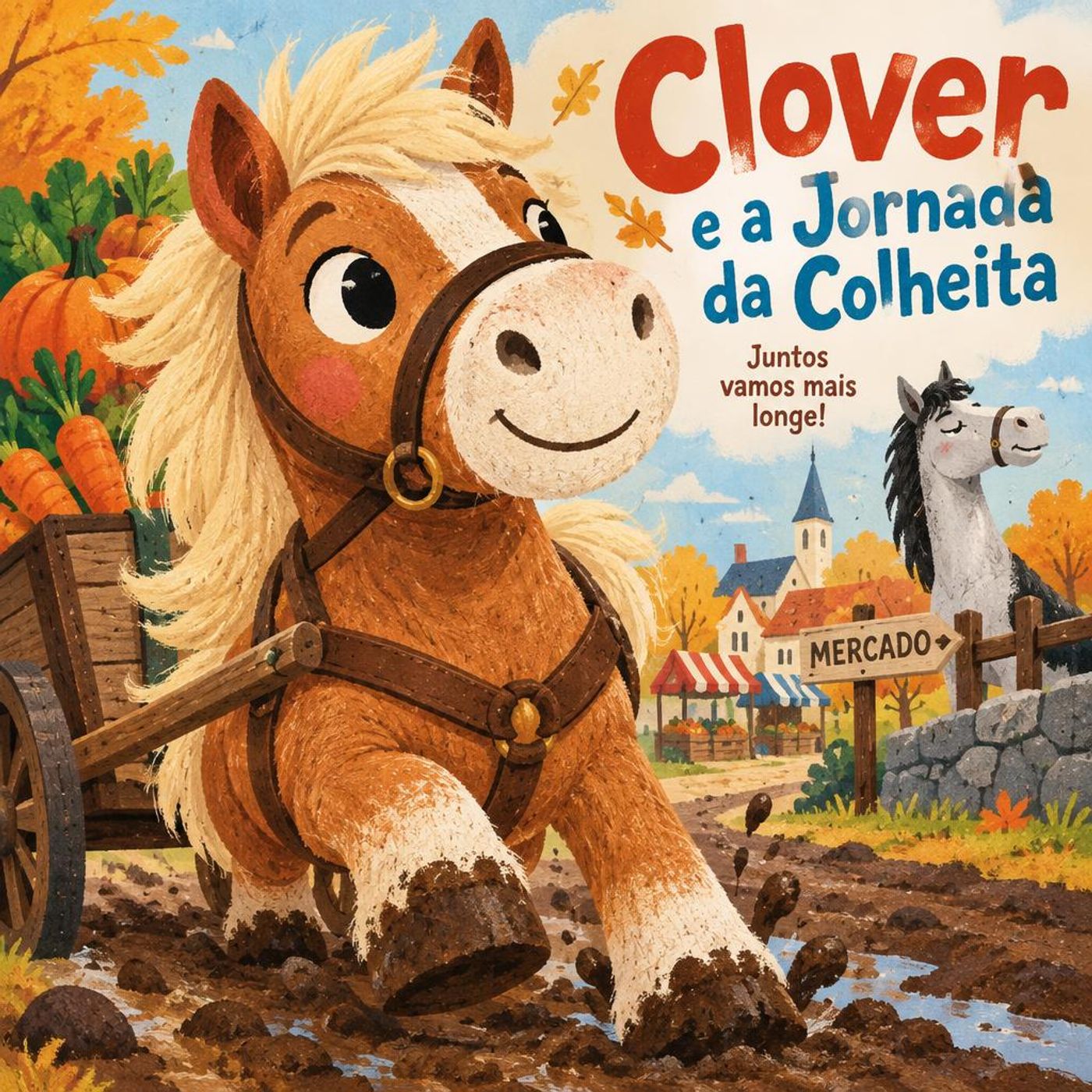 A Pônei Clover e a Grande Carga de Outono ｜【Fábula】