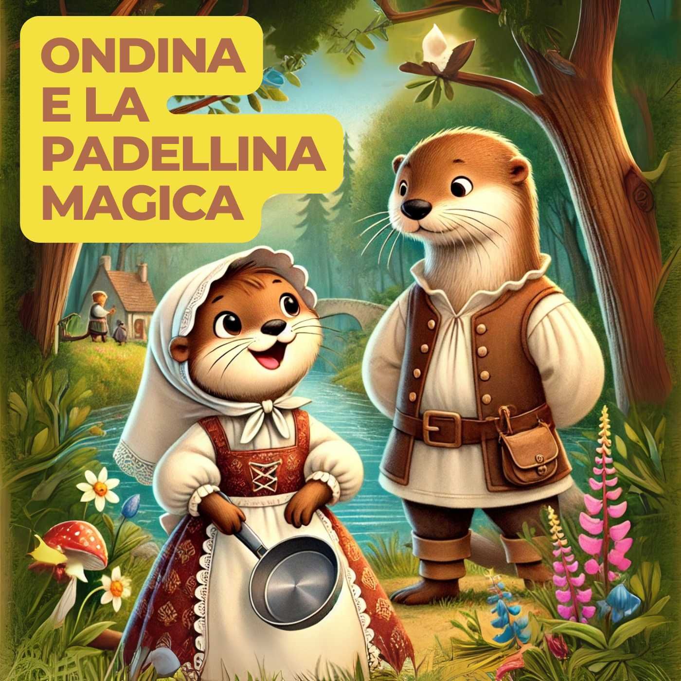 ONDINA E LA PADELLINA MAGICA - Fiaba con protagonisti animali