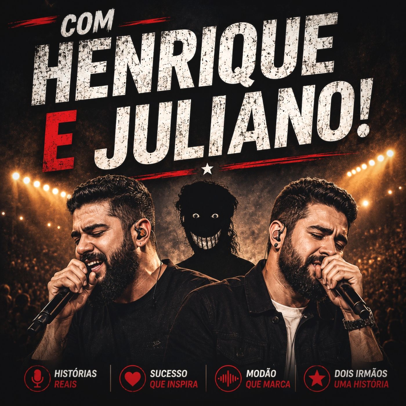 Com Henrique e Juliano!