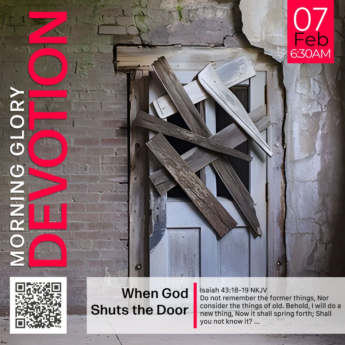 MGD: When God Shuts the Door