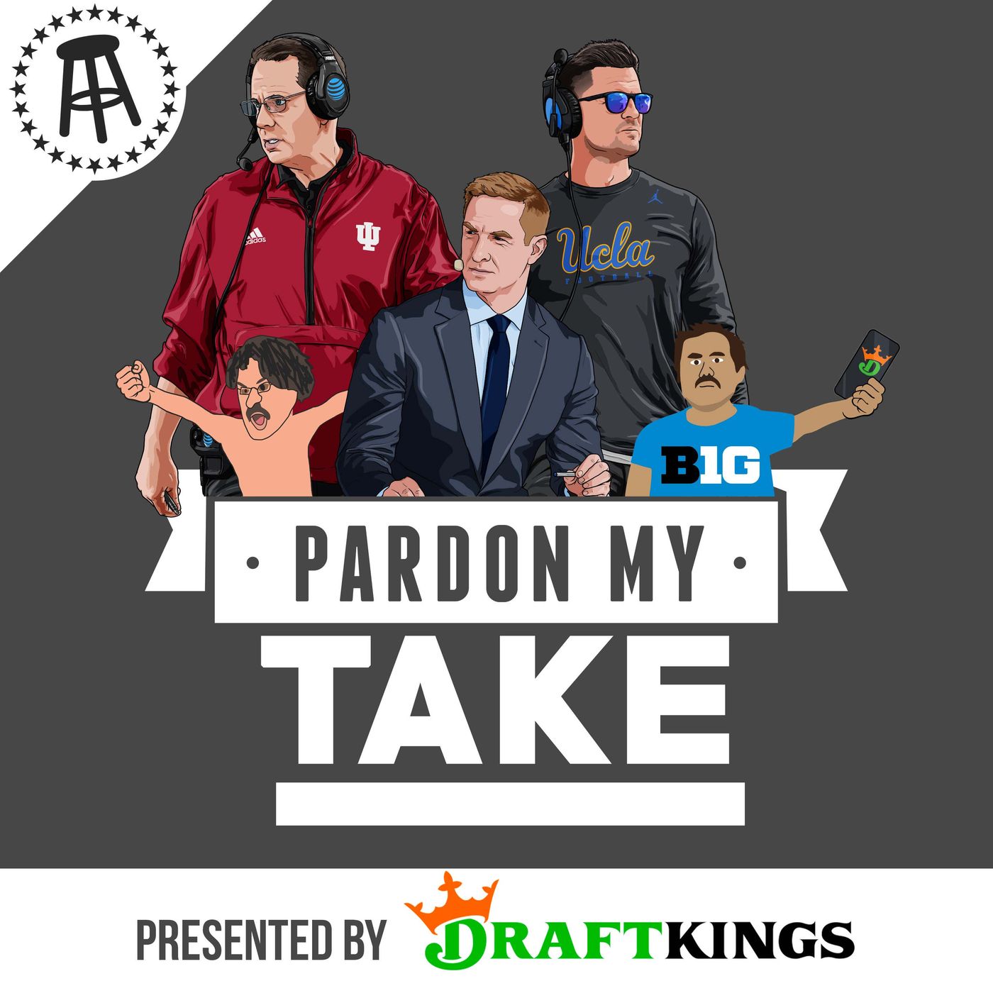 Indiana HC Curt Cignetti, UCLA HC Bob Chesney, CFB With Joel Klatt, Mt Rushmore Of Buttons To Press + Fyre Fest episode artwork