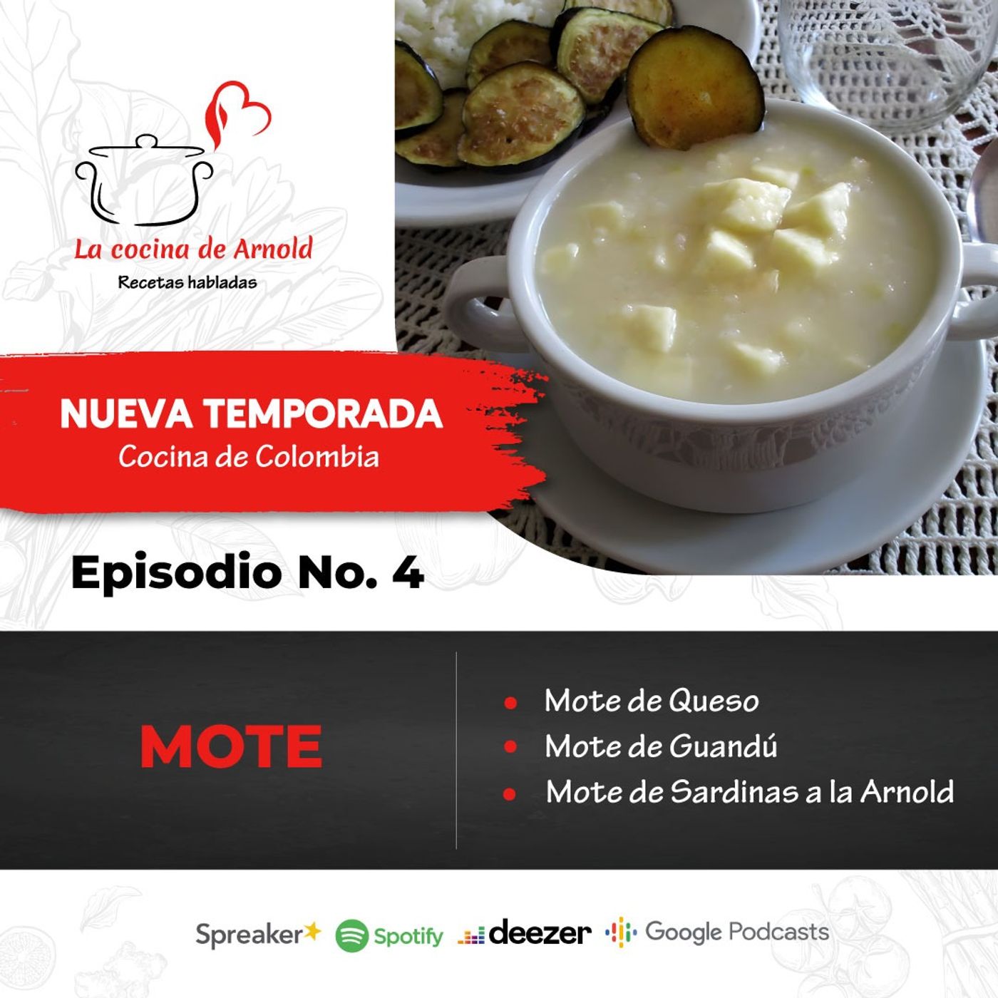La cocina de Arnold, recetas habladas