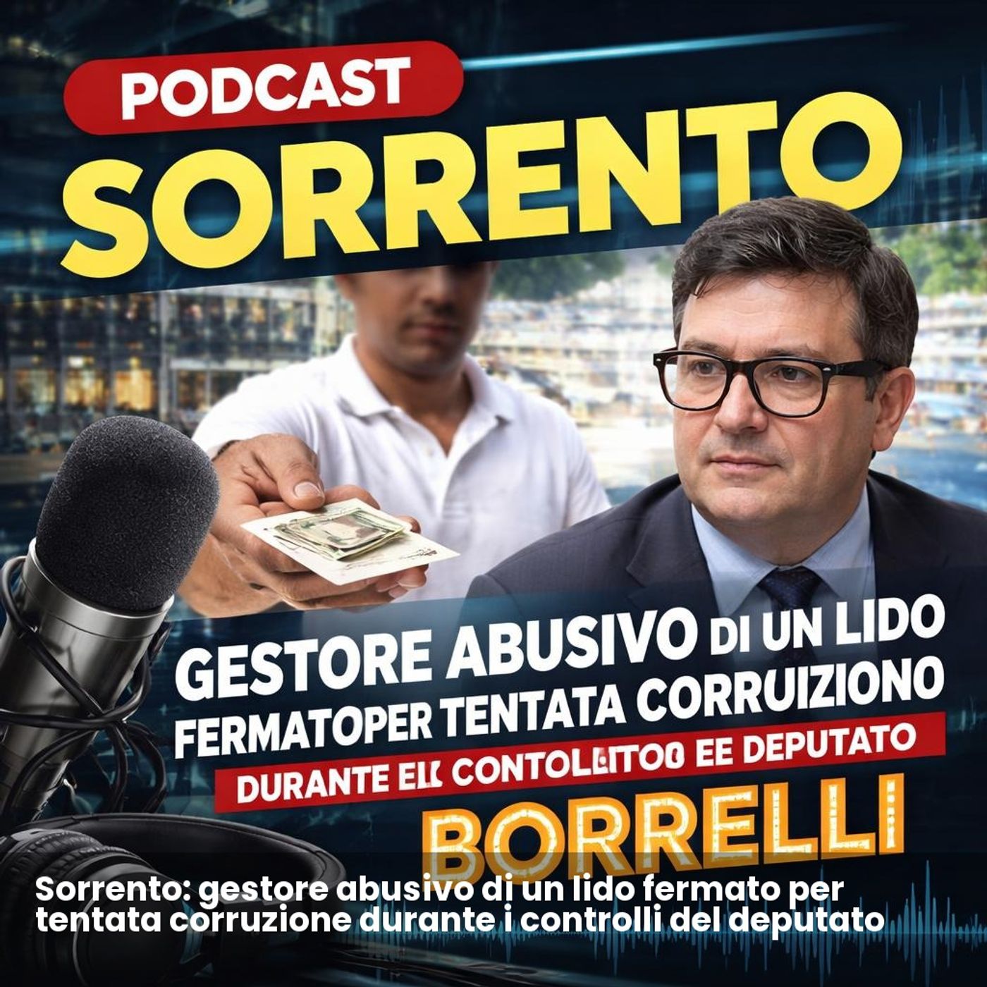 Sorrento: gestore abusivo di un lido fermato per tentata corruzione durante i controlli del deputato Borrelli episode artwork