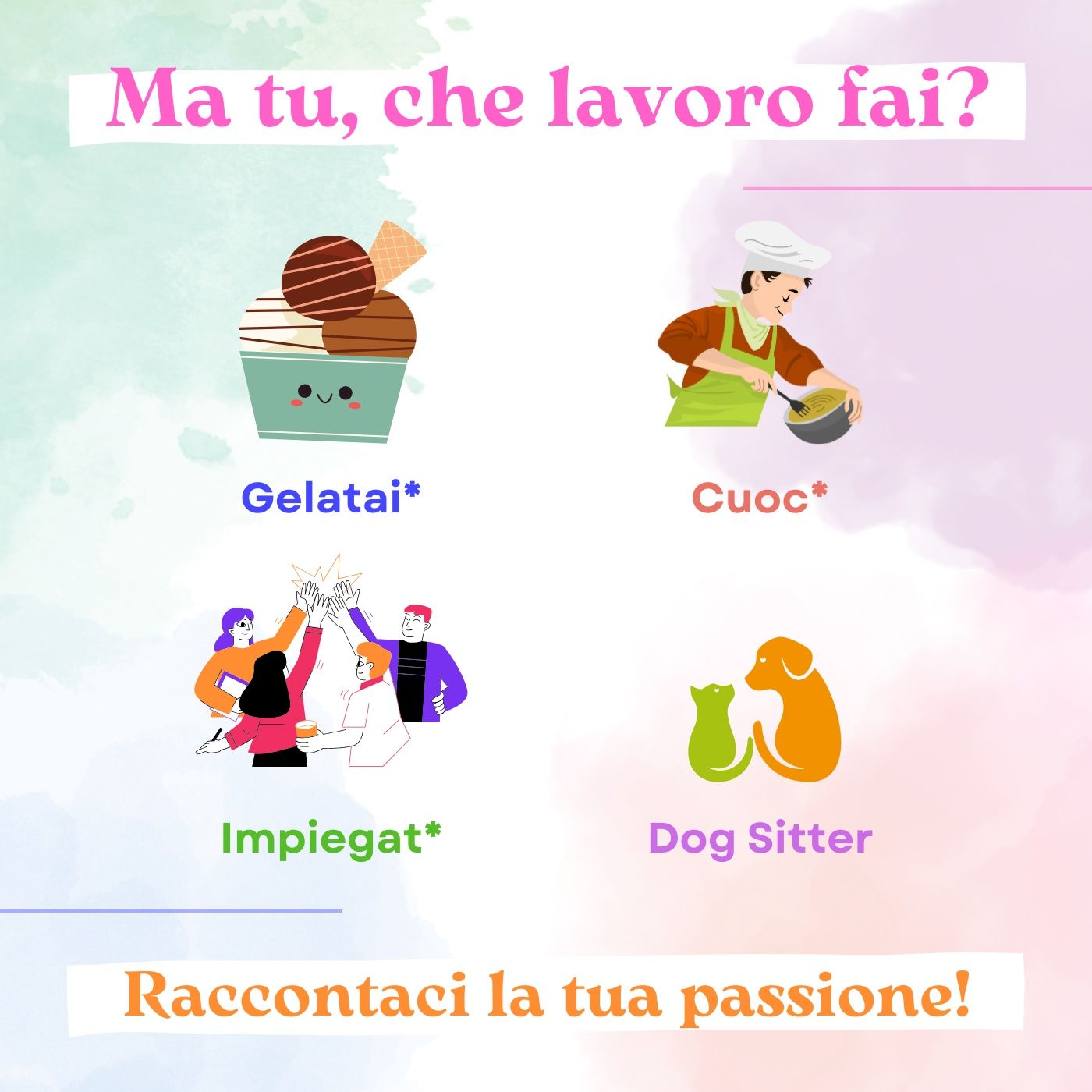 Ma tu, che lavoro fai?