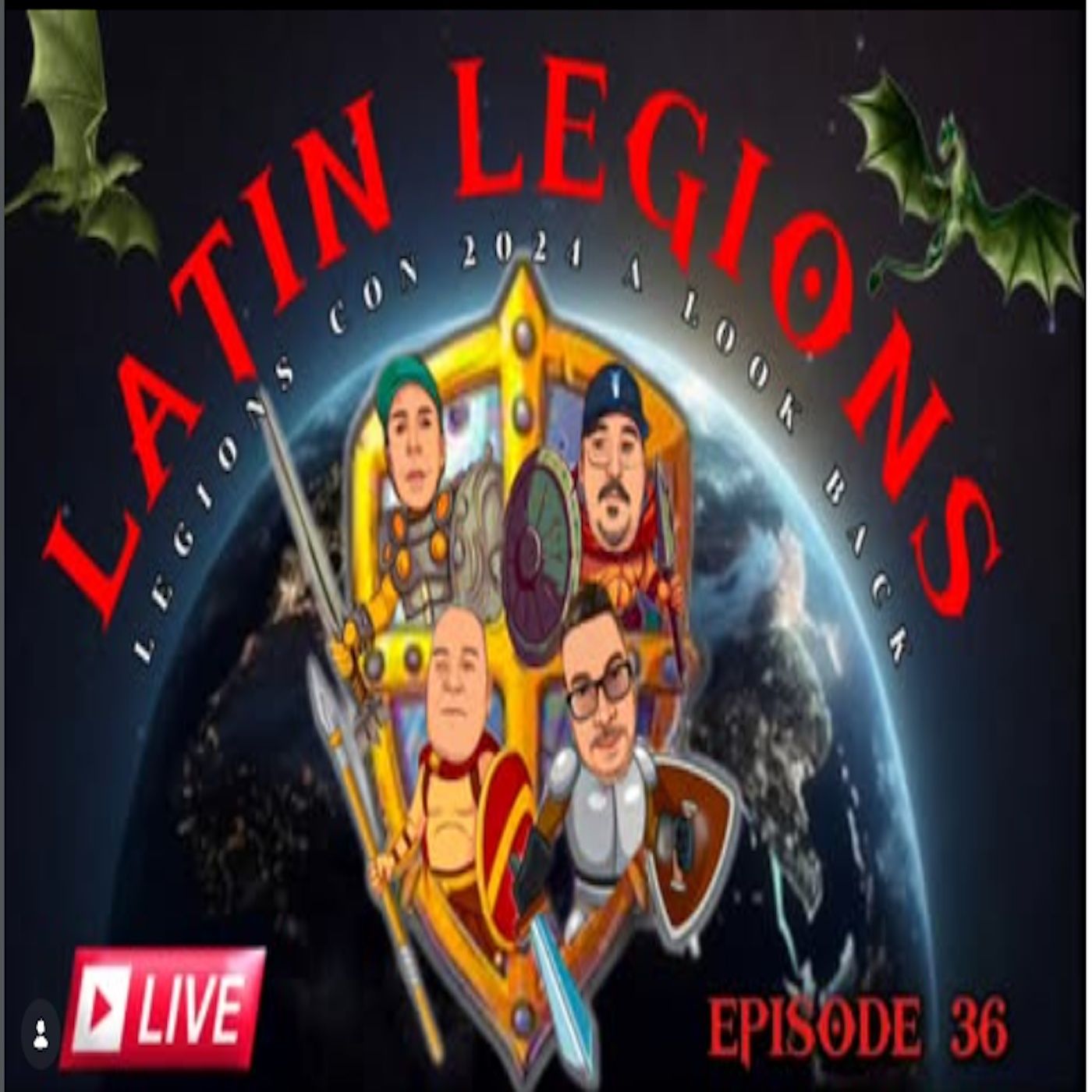 Fresh off of Legions Con 2024 episode artwork