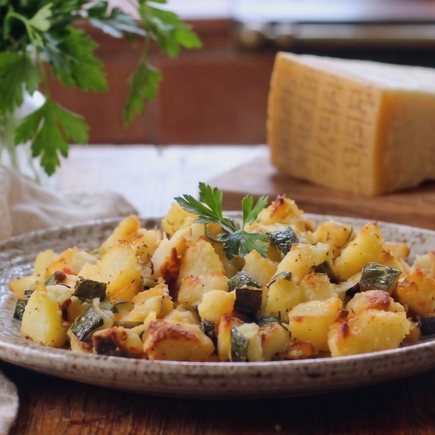 Patate e zucchine sabbiose al forno: la ricetta facile, rustica e croccante episode artwork