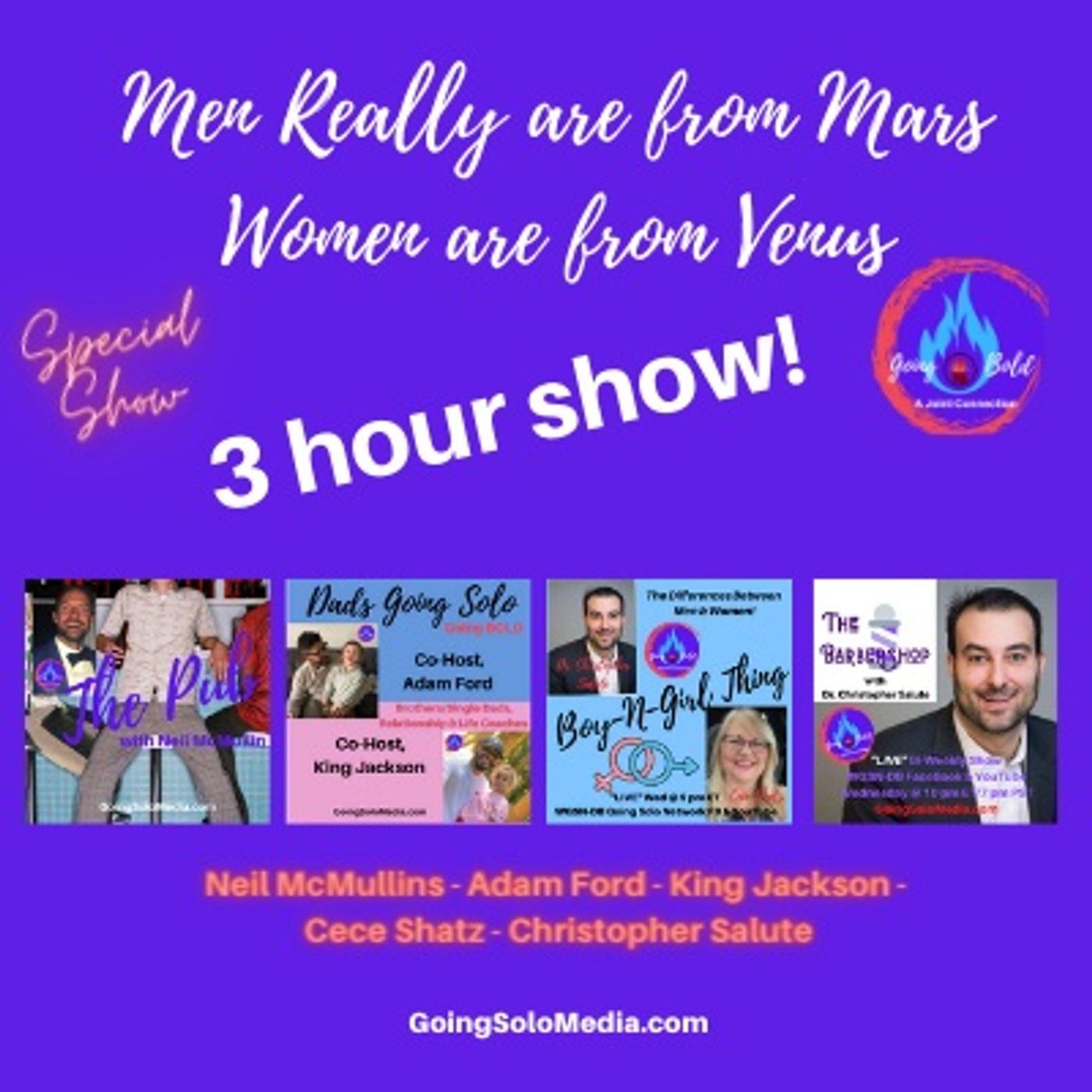 Going Solo Network Radio, TV & Podcasts (WGSN-DB) - #1 Singles Talk Network
