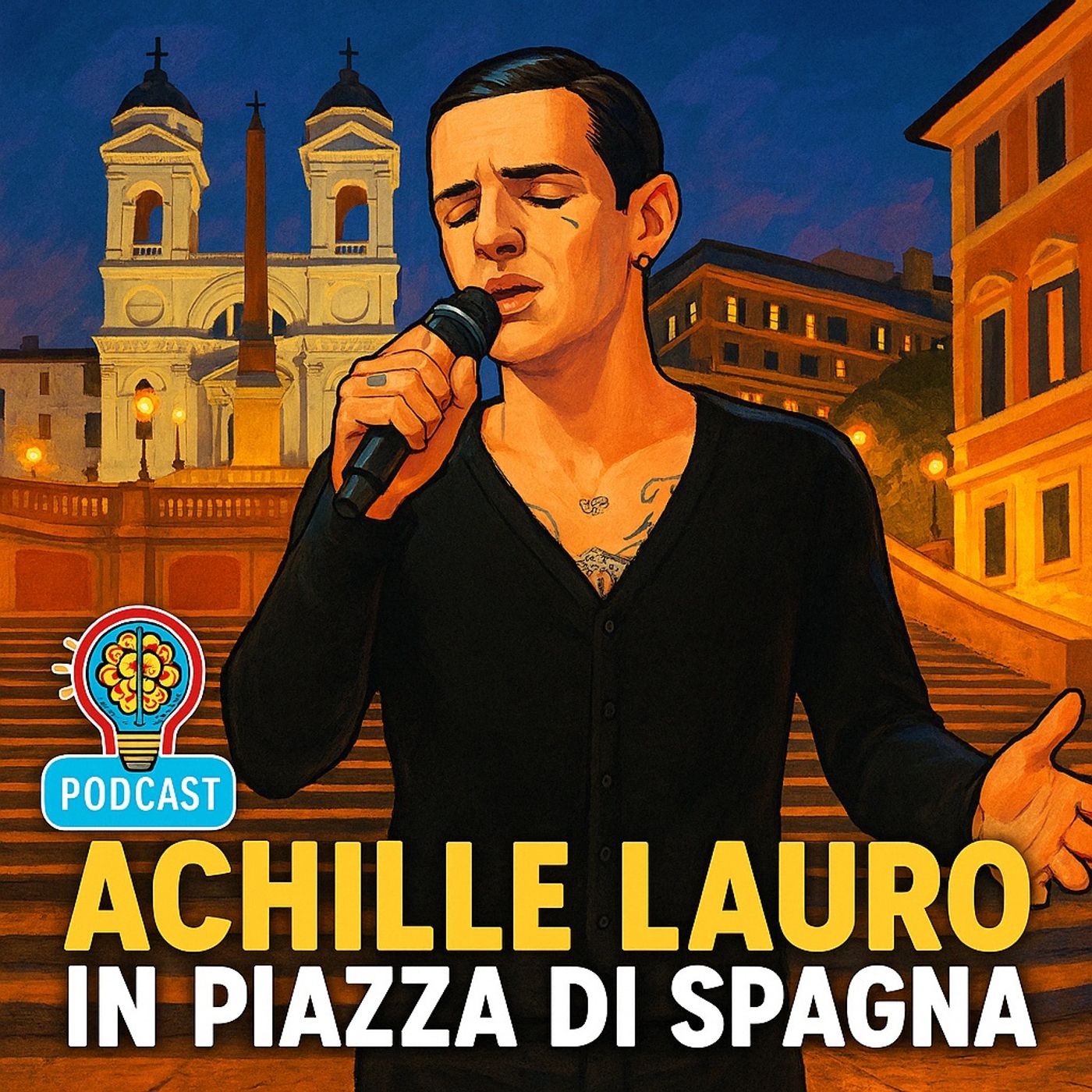 Achille Lauro - Comuni Mortali con Amor a Sorpresa a Piazza di Spagna! Radio Puggini episode artwork