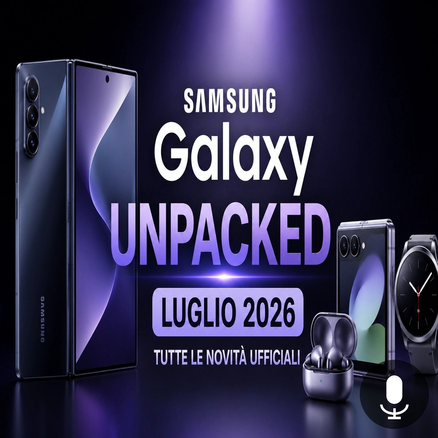 Samsung Galaxy Unpacked luglio 2026, tutte le novità ufficiali episode artwork
