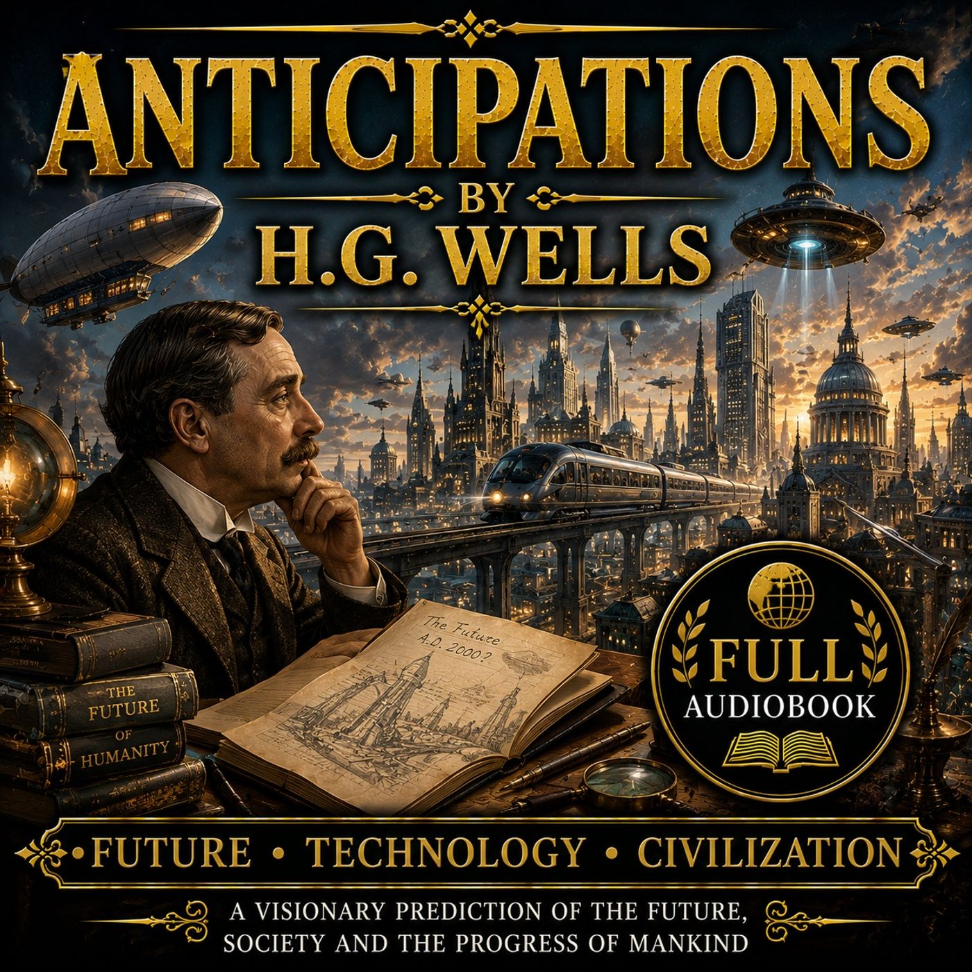 Anticipations by H.G. Wells | Full Audiobook 📖 A Visionary Prediction of the Future, Technology & Civilization Part 1