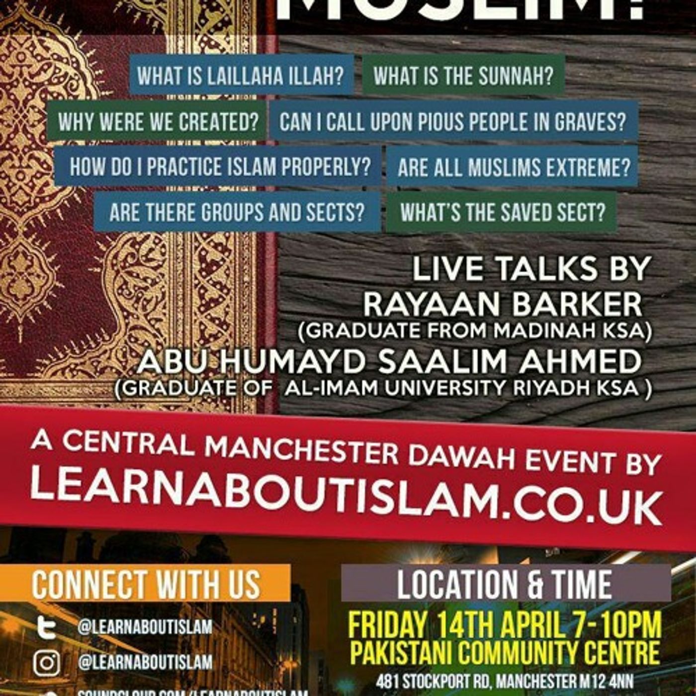 What Is Islām? (Central Manchester Daʿwah Event) – Ustādh Rayaan Barker episode artwork