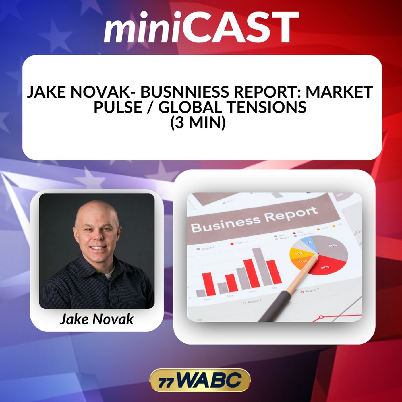 Jake Novak- Business Report: Market Pulse / Global Tensions episode artwork