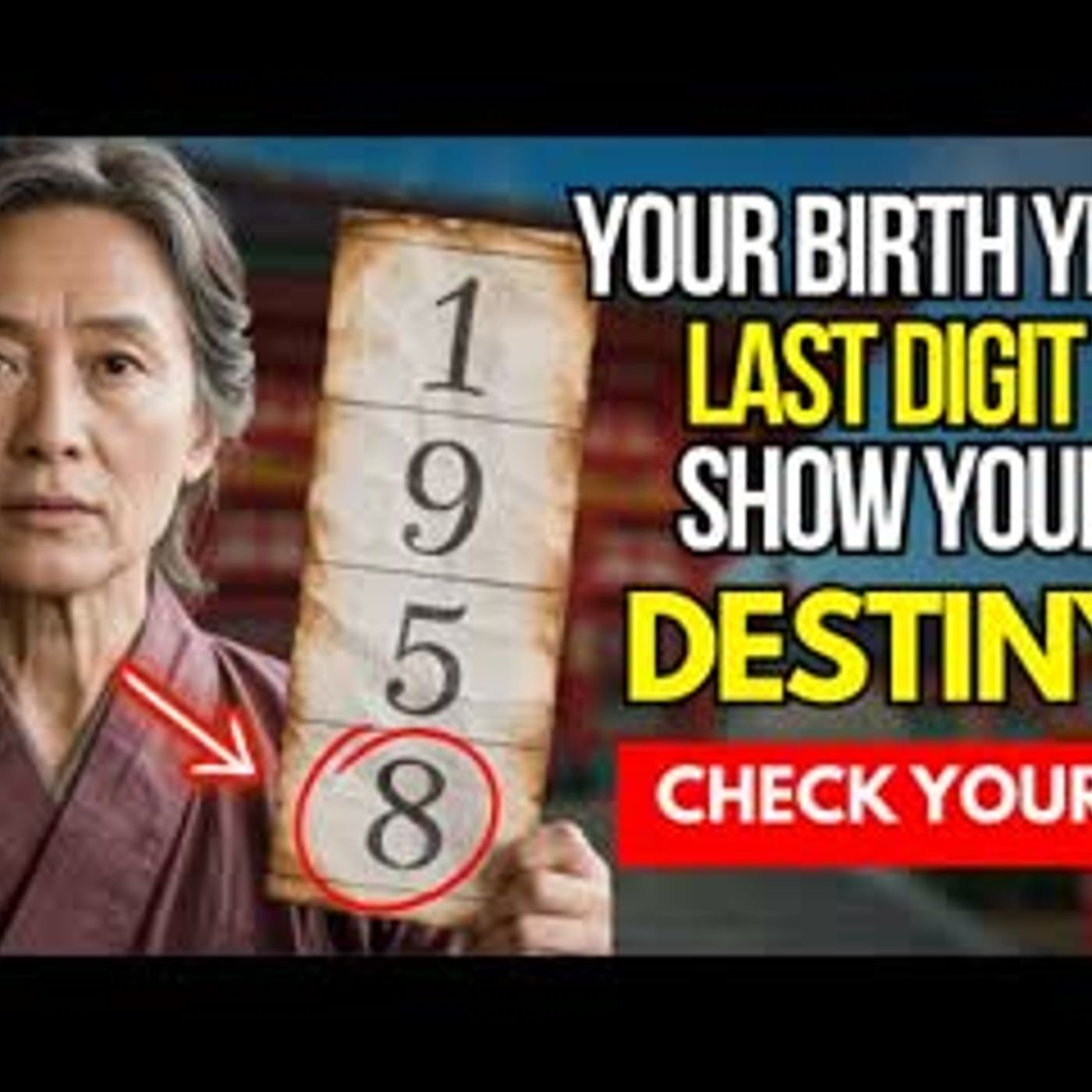 What The Last Digit of Your Birth Year Means, You Will Be SHOCKED   Buddhist Wisdom