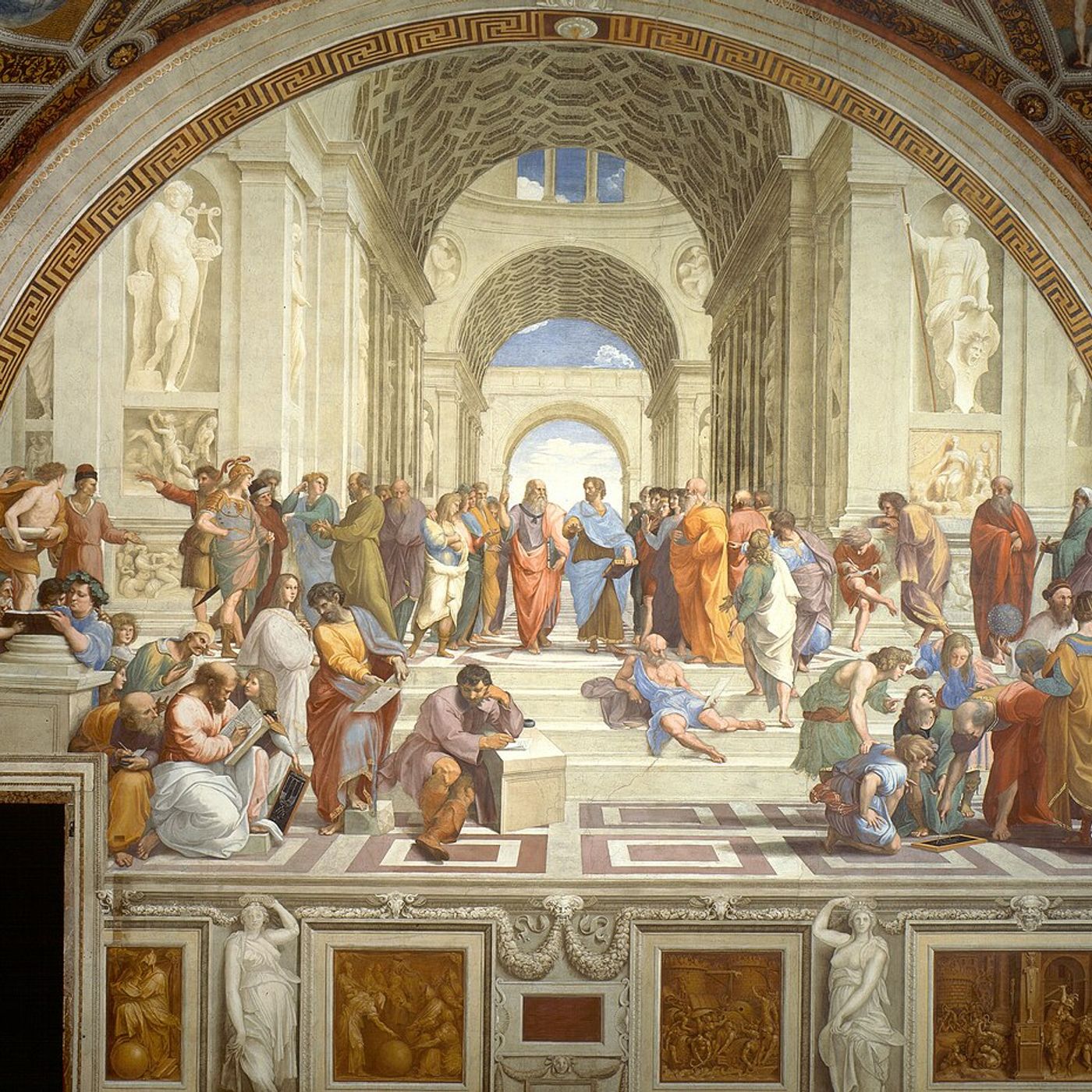 Storytelling by Raphael's The School of Athens episode artwork