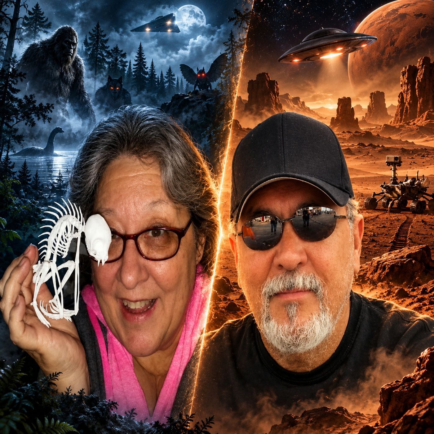 Ep. #196: Cryptids, UFOs, Aliens, and Mars Discoveries w/ Kelly Milner Halls & Ken Pfeifer
