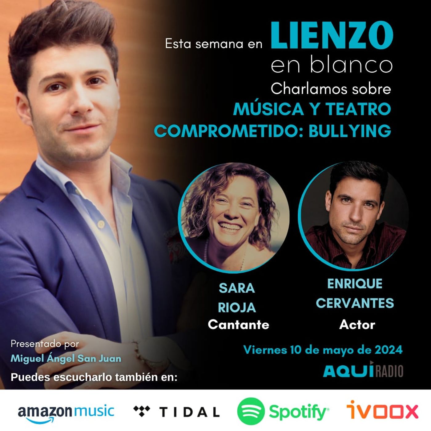 Entrevista a la cantante Sara Rioja y el actor Enrique Cervantes episode artwork
