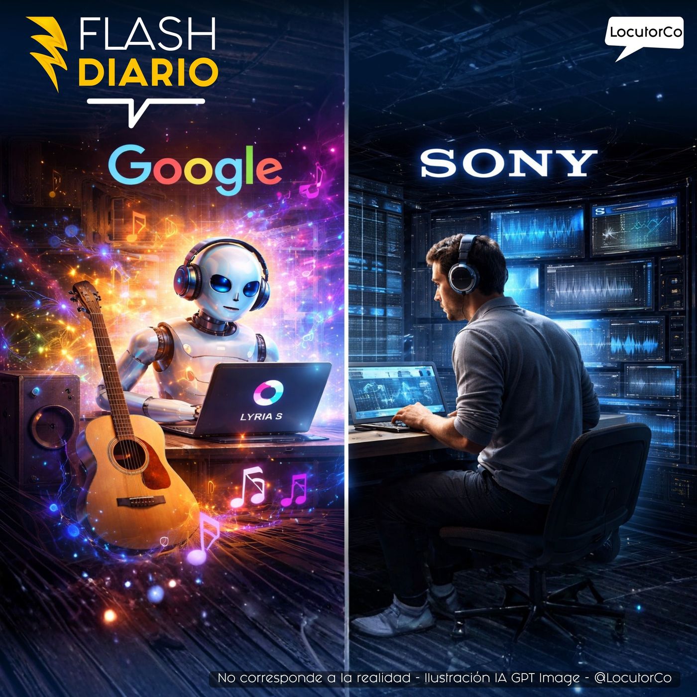 Google compone, Sony investiga ¿Quién cobrará por la música IA?