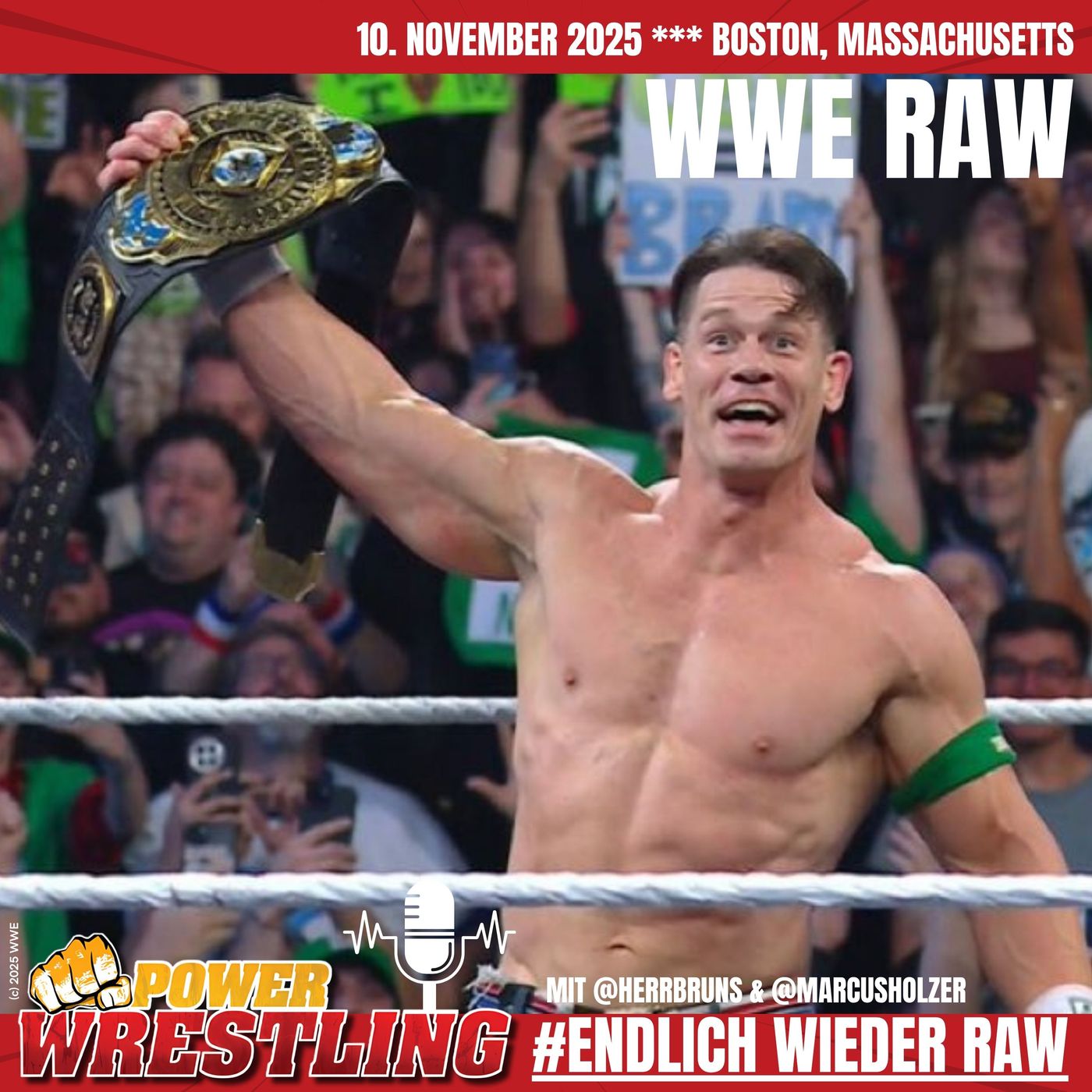 WWE Raw (10.11.25): John Cena gewinnt Titel! Neue Tag-Team-Champions! WarGames-Matches angesetzt!