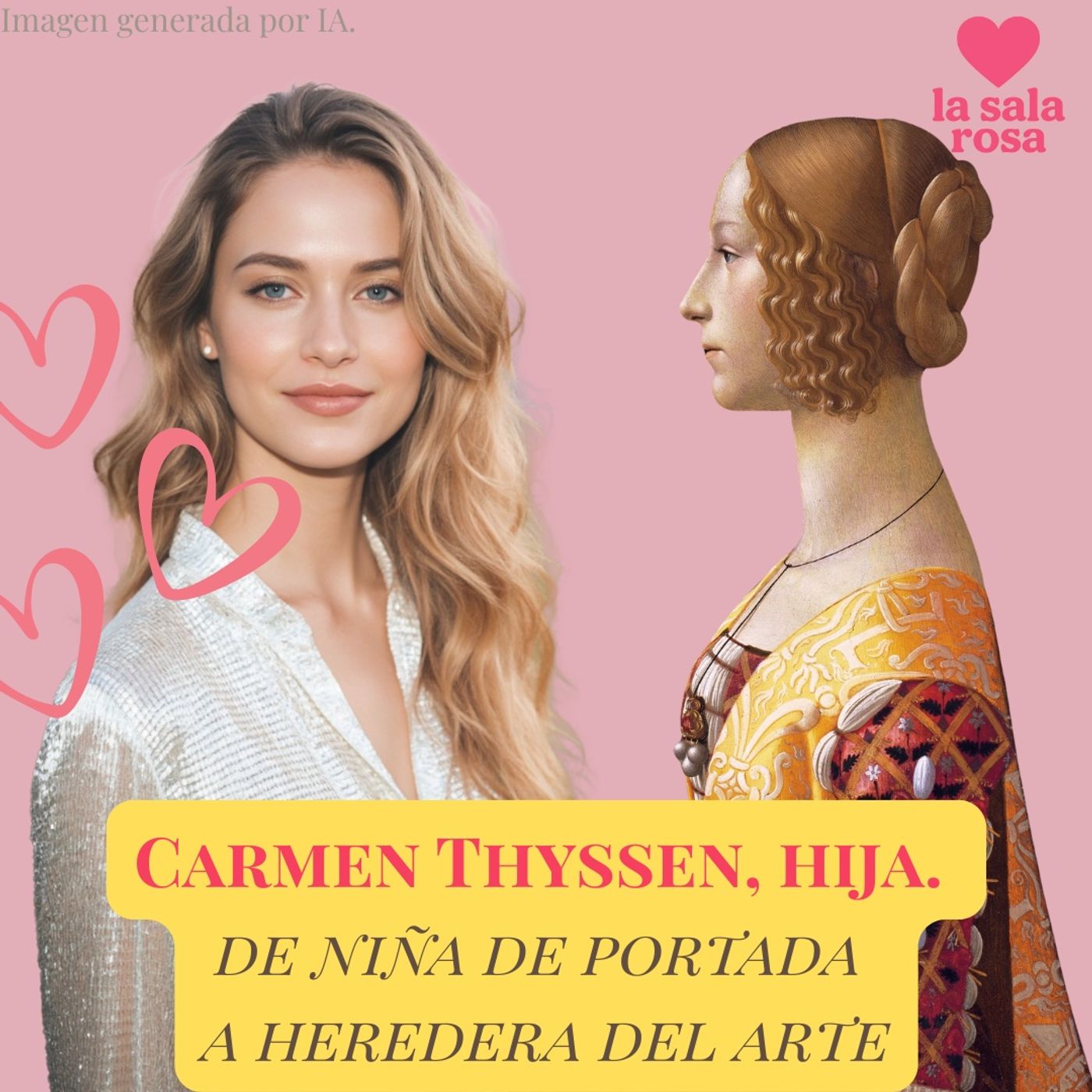 LSR T2. Análisis Rosa:  Carmen Thyssen hija: de niña de portada a heredera del arte