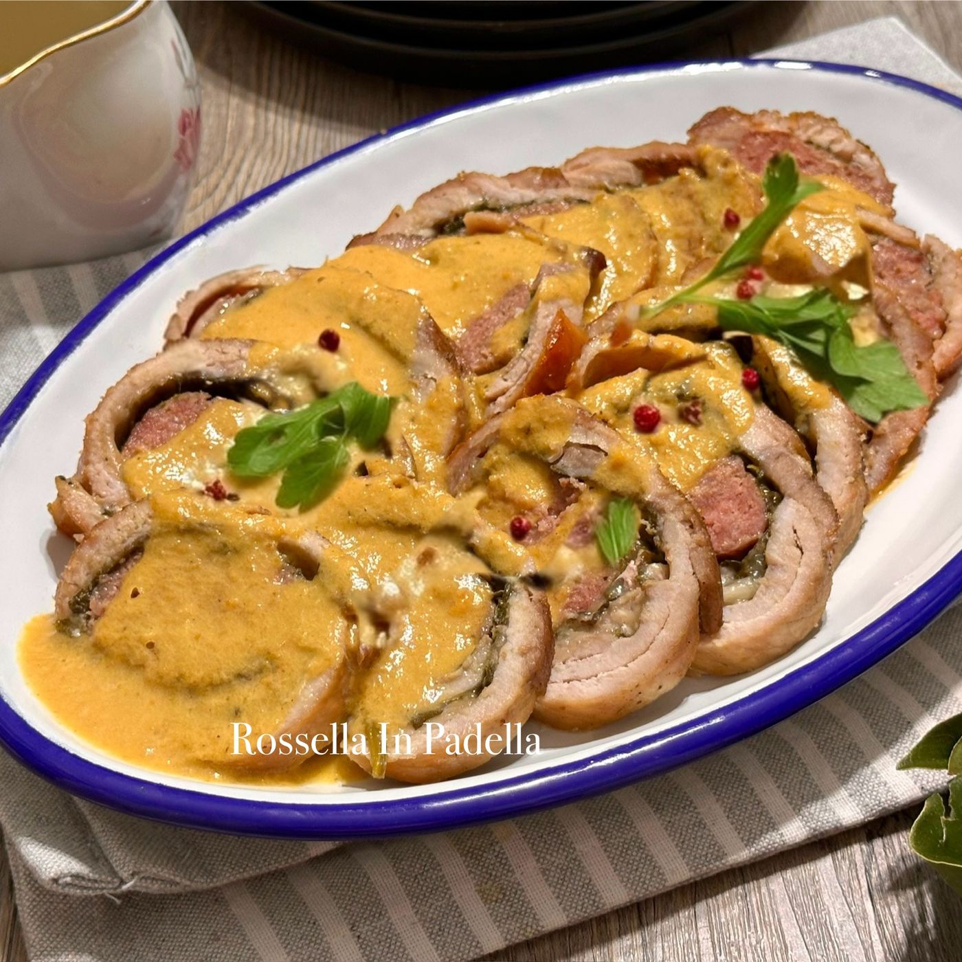 Arrosto di lonza di maiale a fettine