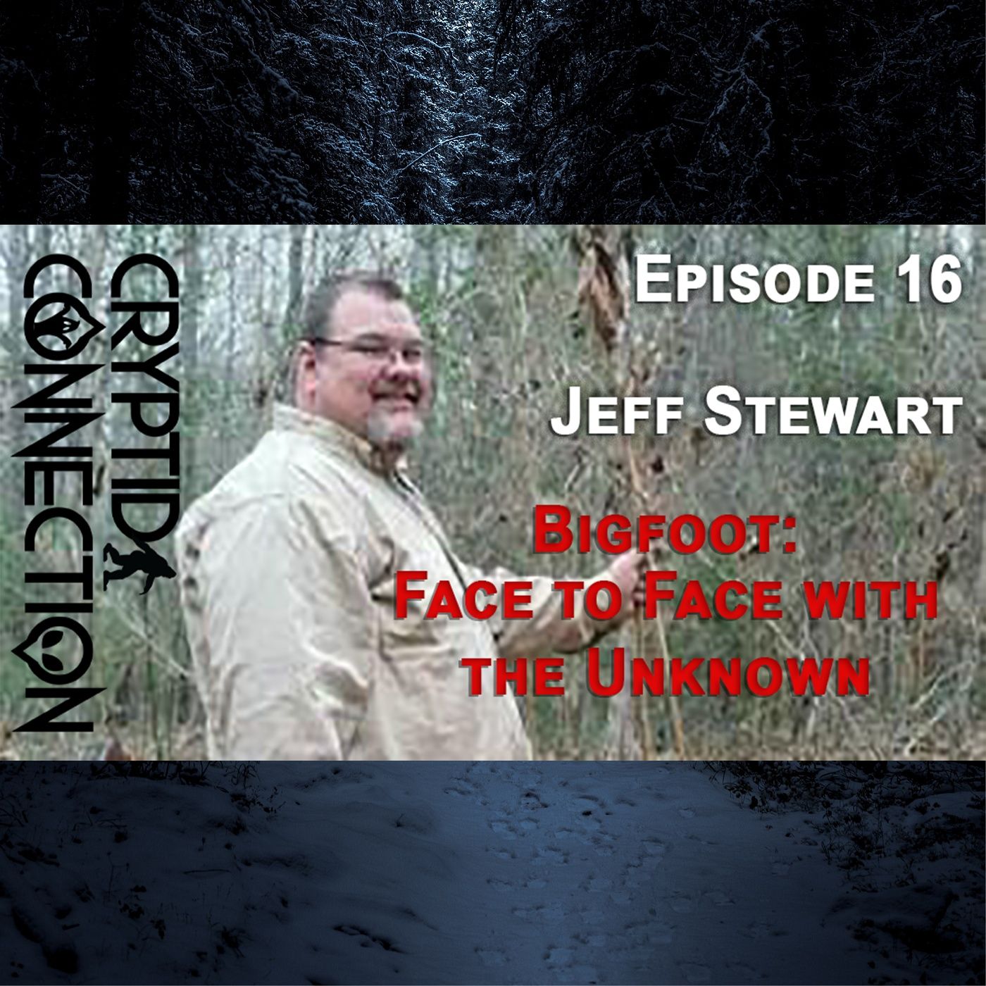 Episode 16  Jeff Stewart. BIGFOOT: Face to Face with the Unknown episode artwork