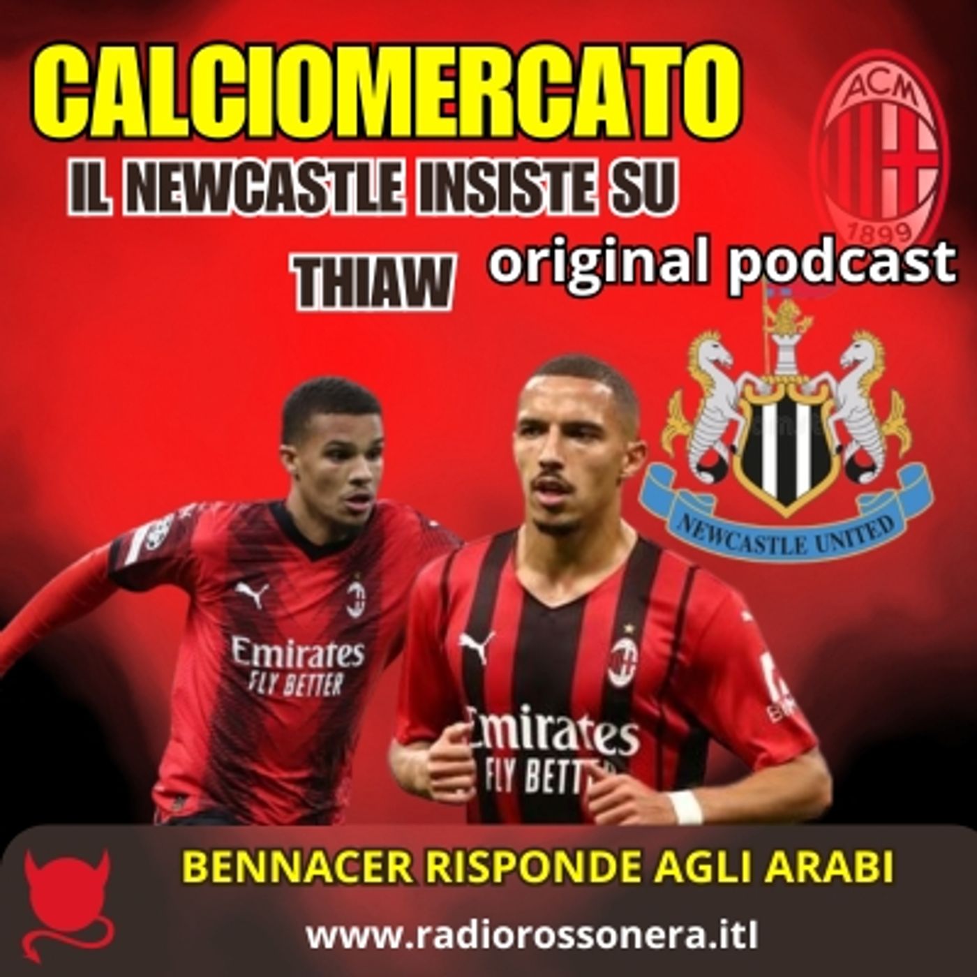 IL NEWCASTLE INSISTE SU THIAW E BENNACER RISPONDE AGLI ARABI IL NEWCASTLE INSISTE SU THIAW E BENNACER RISPONDE AGLI ARABI